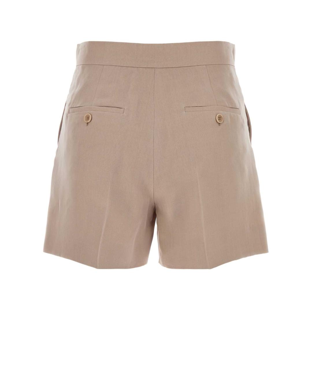 MAX MARA Розовые шелковые шорты, фото 2