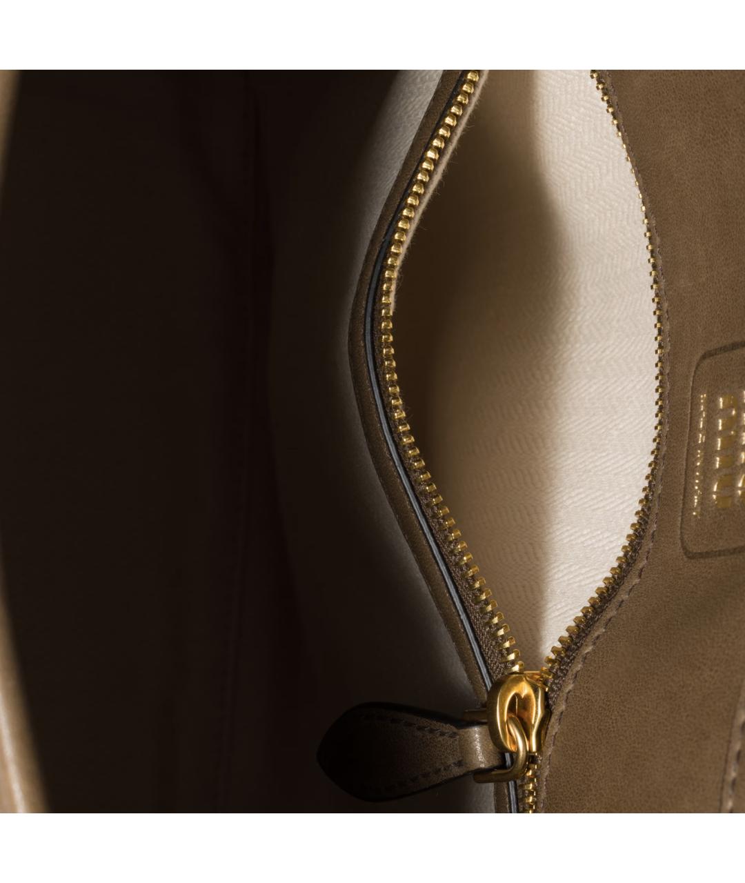 MIU MIU Коричневая кожаная сумка через плечо, фото 4