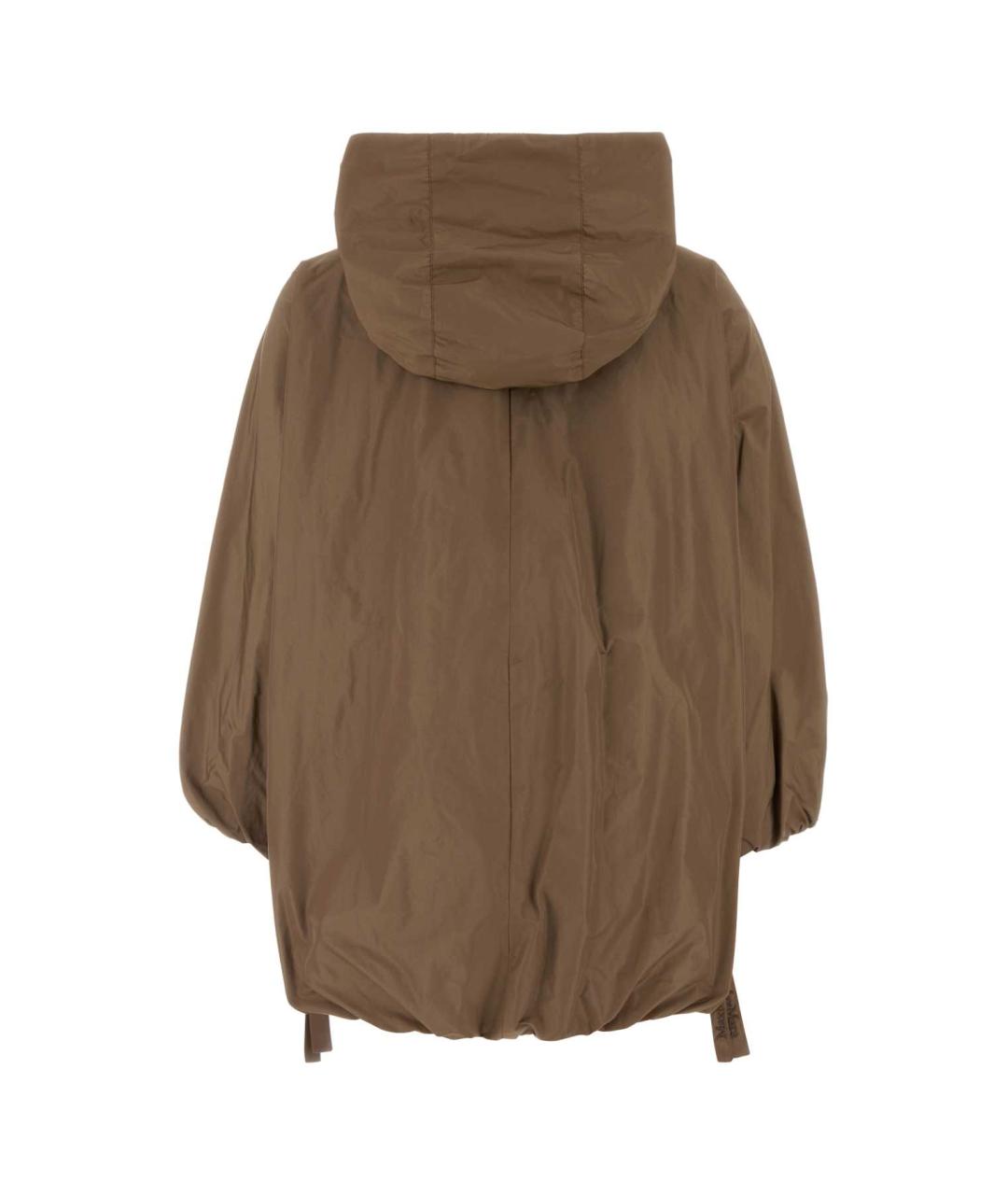 'S MAX MARA Коричневая полиэстеровая куртка, фото 2