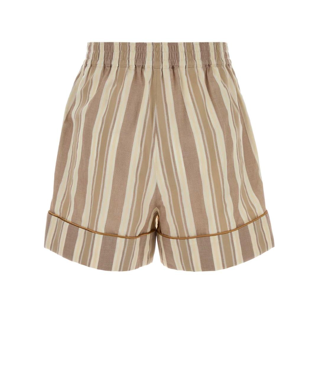 SAINT LAURENT Мульти хлопковые шорты, фото 2