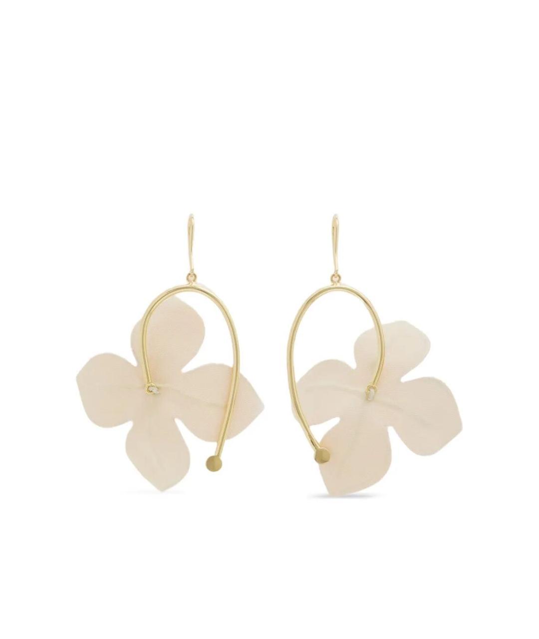 MARNI Розовые латунные серьги, фото 3