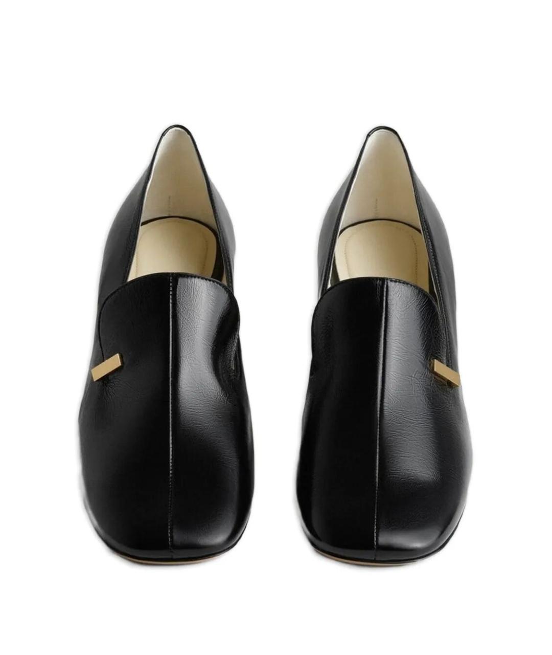 PHOEBE PHILO Черные кожаные туфли, фото 5