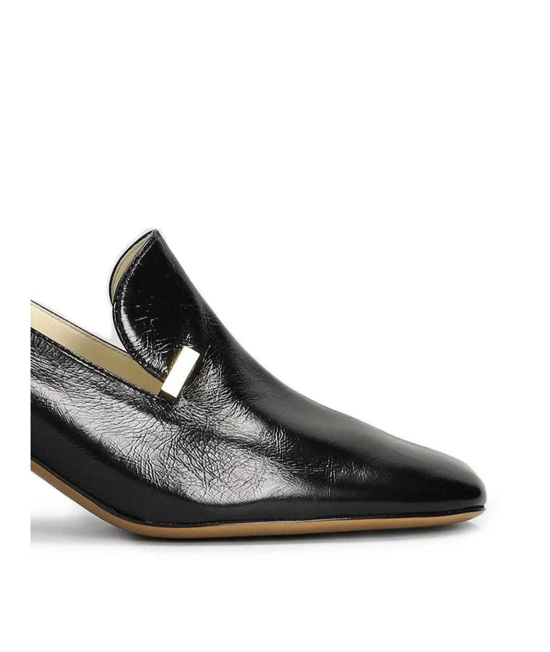 PHOEBE PHILO Черные кожаные туфли, фото 2
