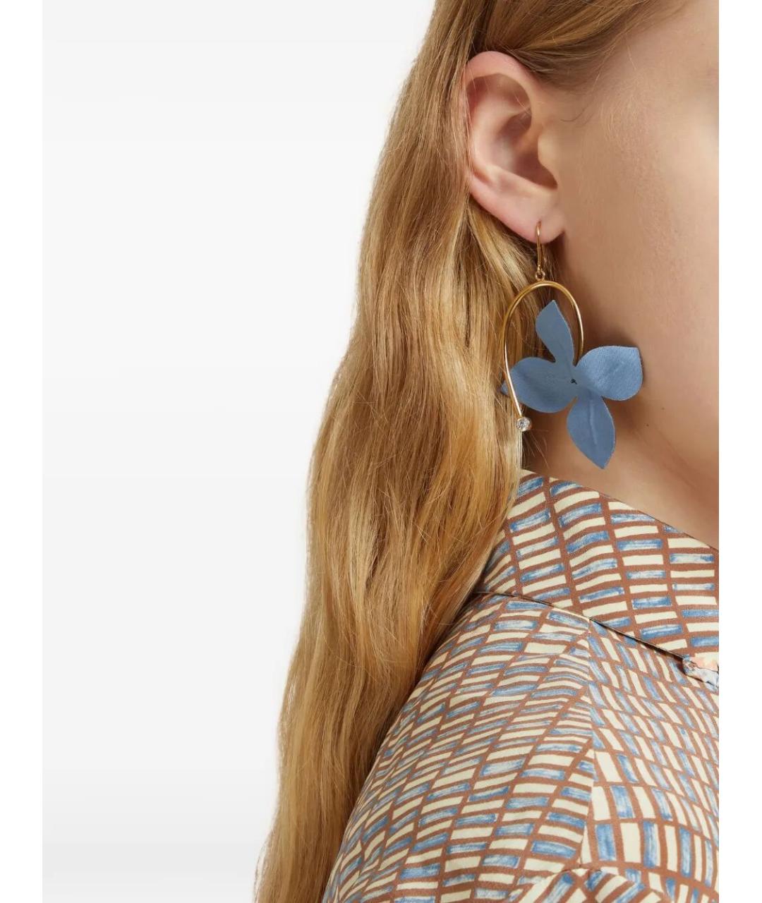 MARNI Синие серьги, фото 3