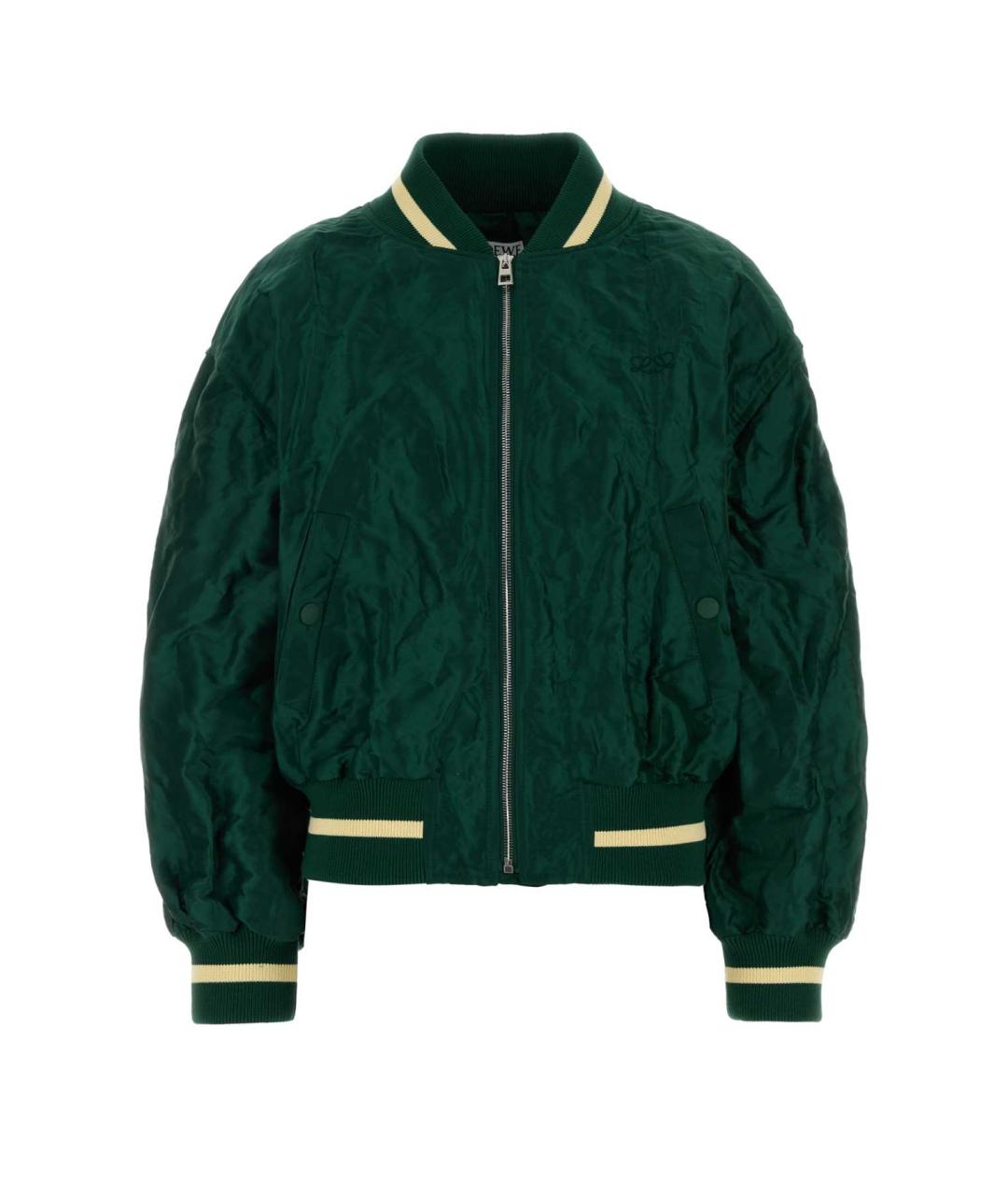 LOEWE Зеленая полиэстеровая куртка, фото 1