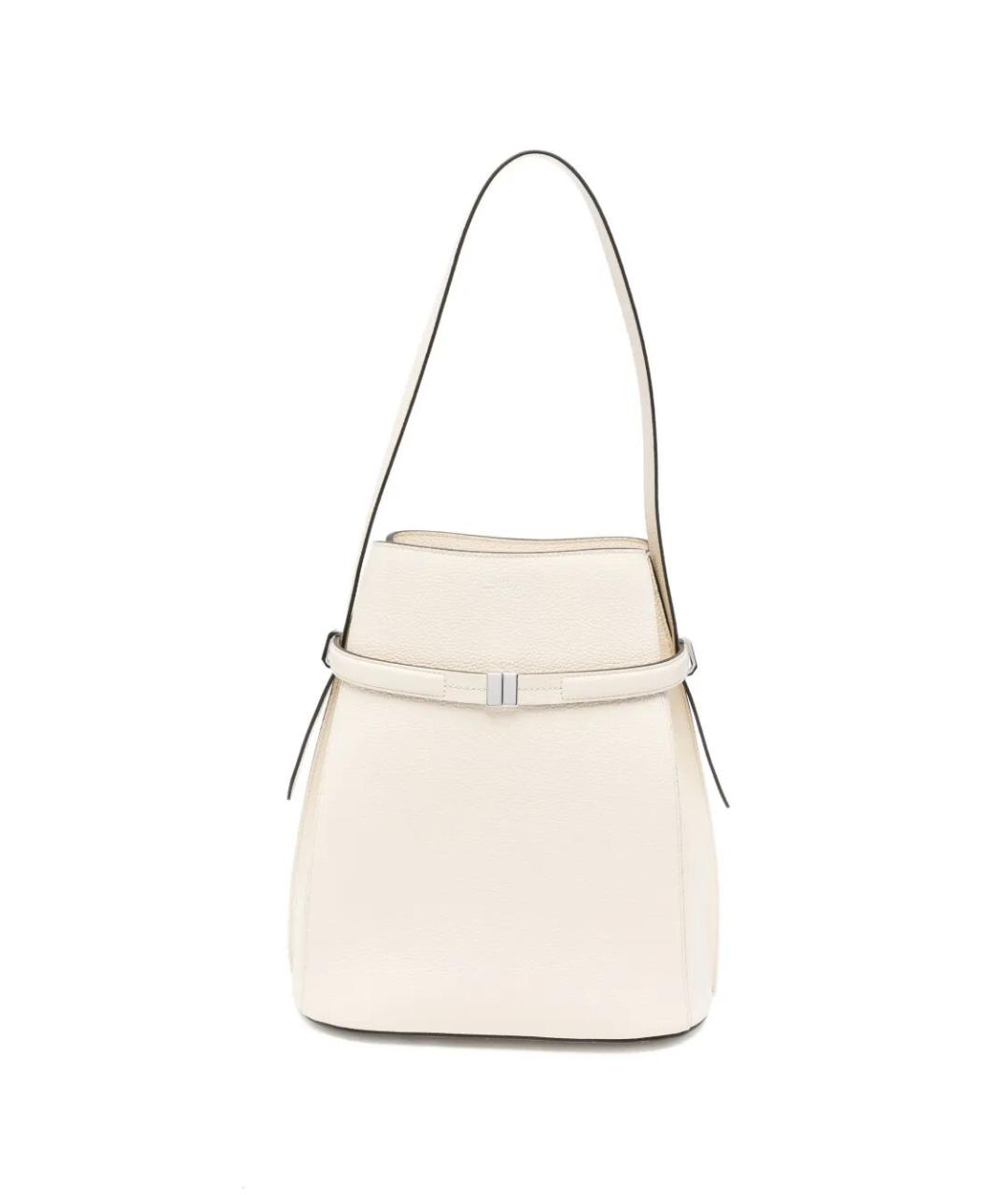 TOTEME Белая кожаная сумка через плечо, фото 1