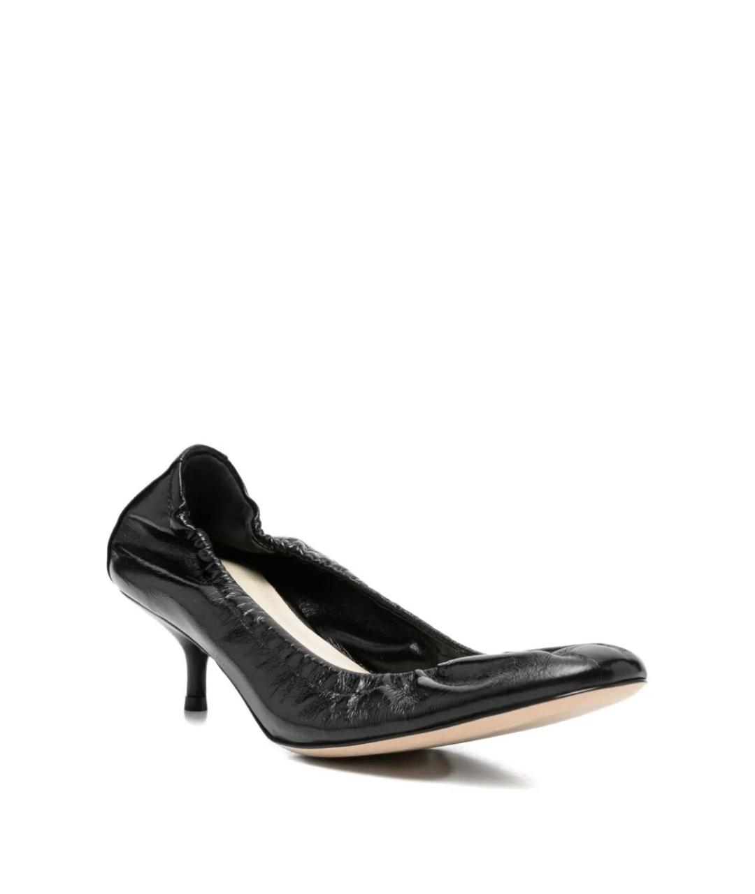 PHOEBE PHILO Черные кожаные туфли, фото 3
