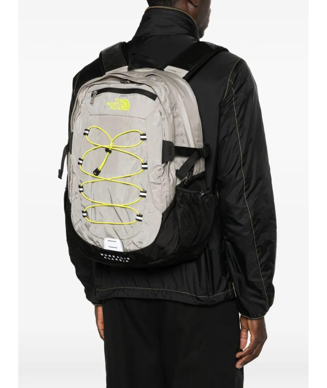 THE NORTH FACE Серый синтетический рюкзак, фото 3