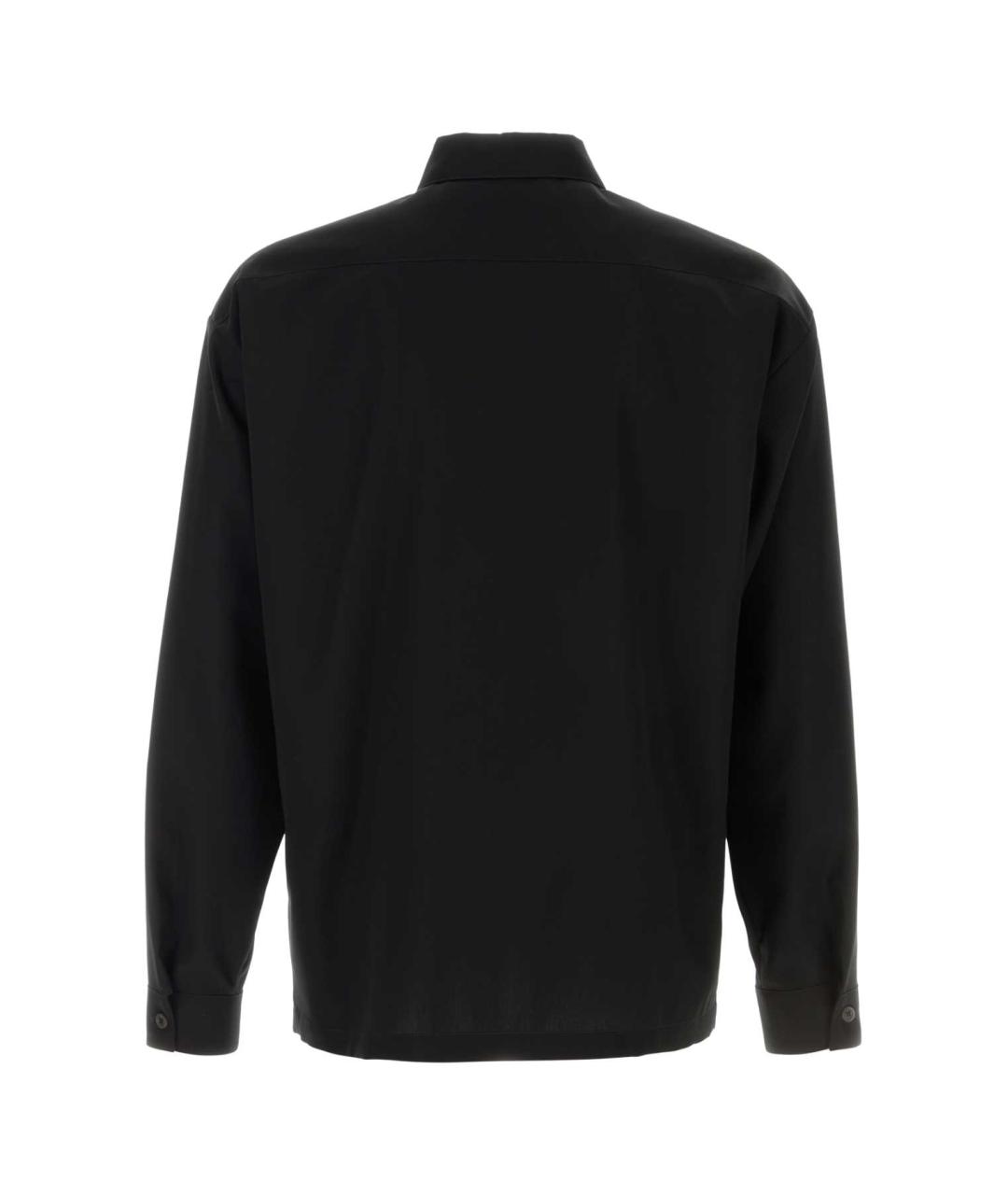 PRADA Черная хлопковая кэжуал рубашка, фото 2