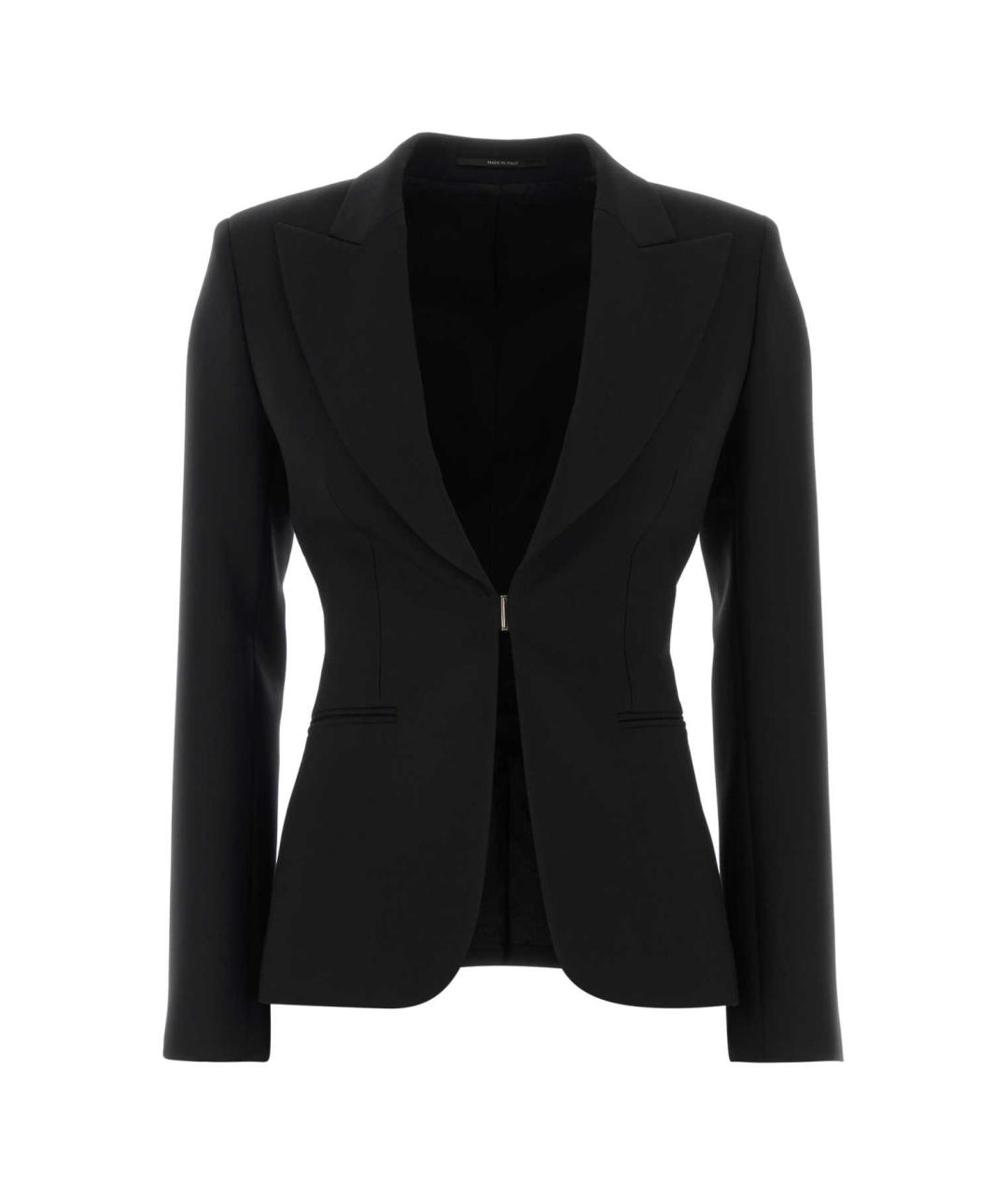 GUCCI Черный шерстяной жакет/пиджак, фото 1