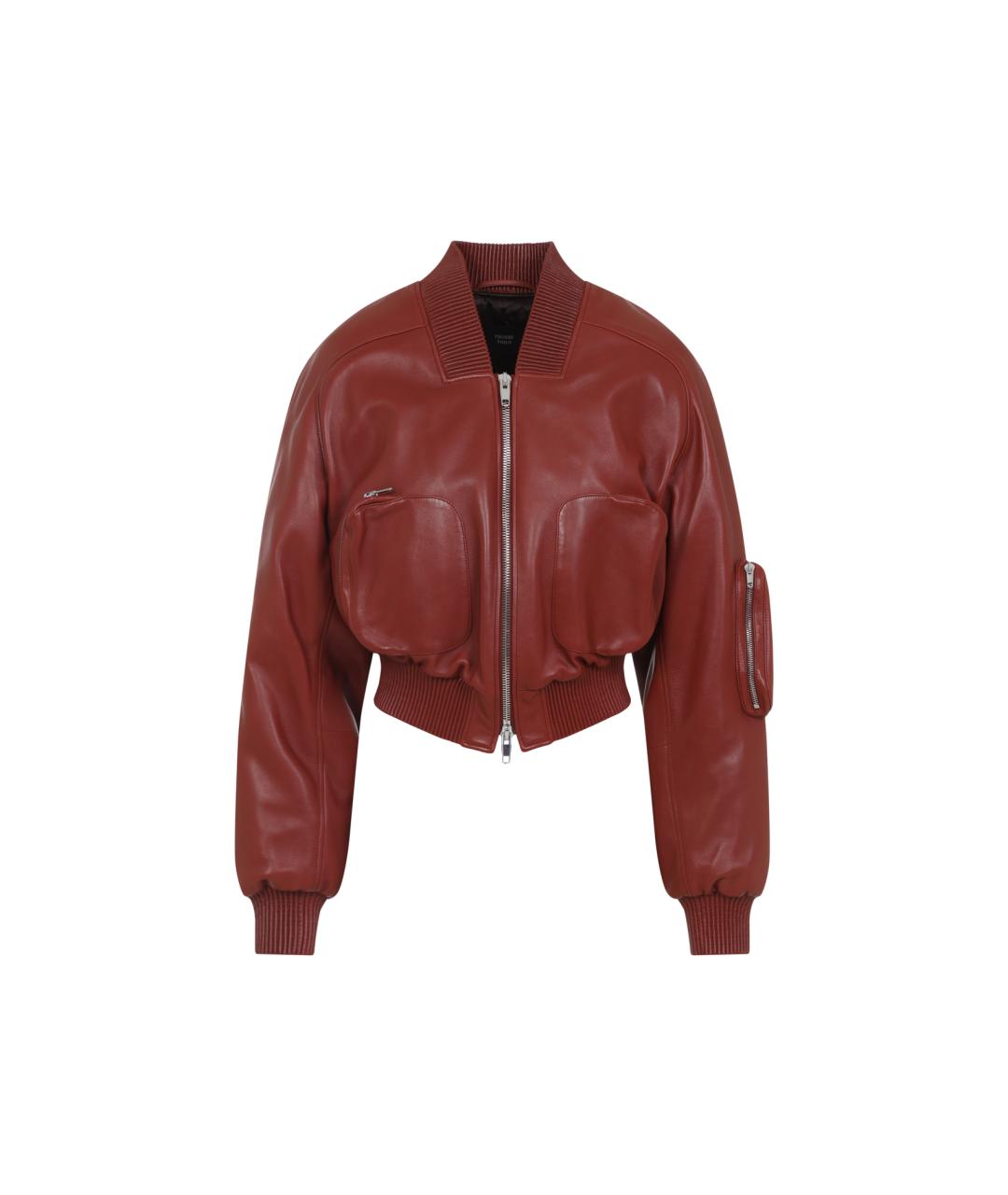 PHOEBE PHILO Красная кожаная куртка, фото 1