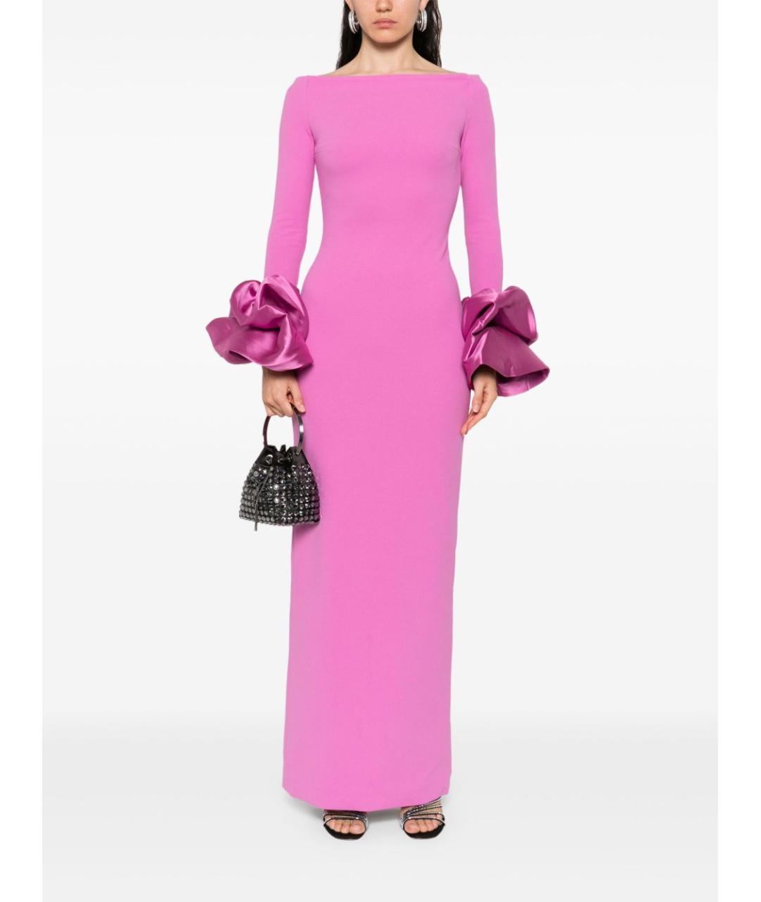 SOLACE LONDON Фуксия вечернее платье, фото 5