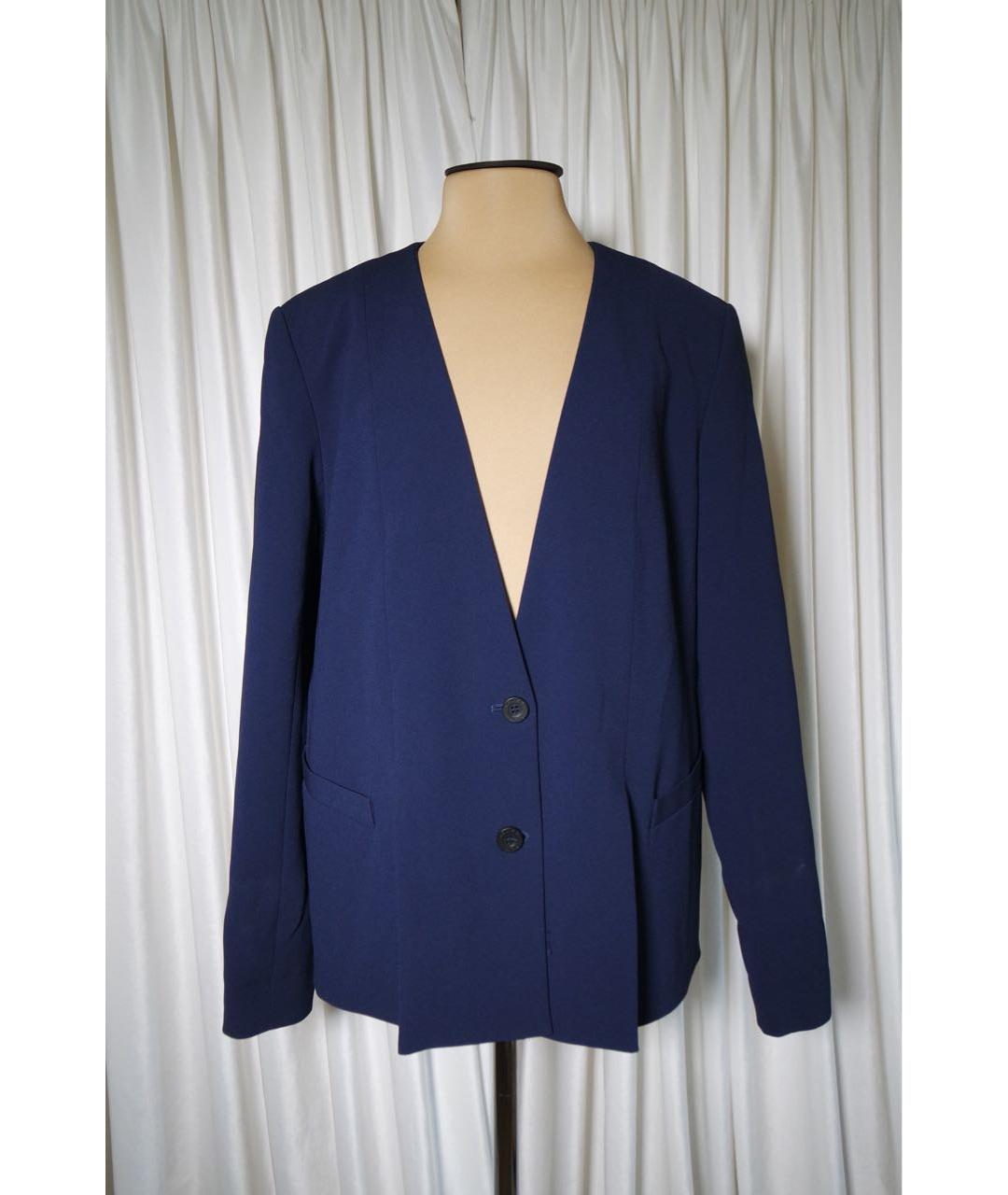 KENZO Темно-синий жакет/пиджак, фото 8