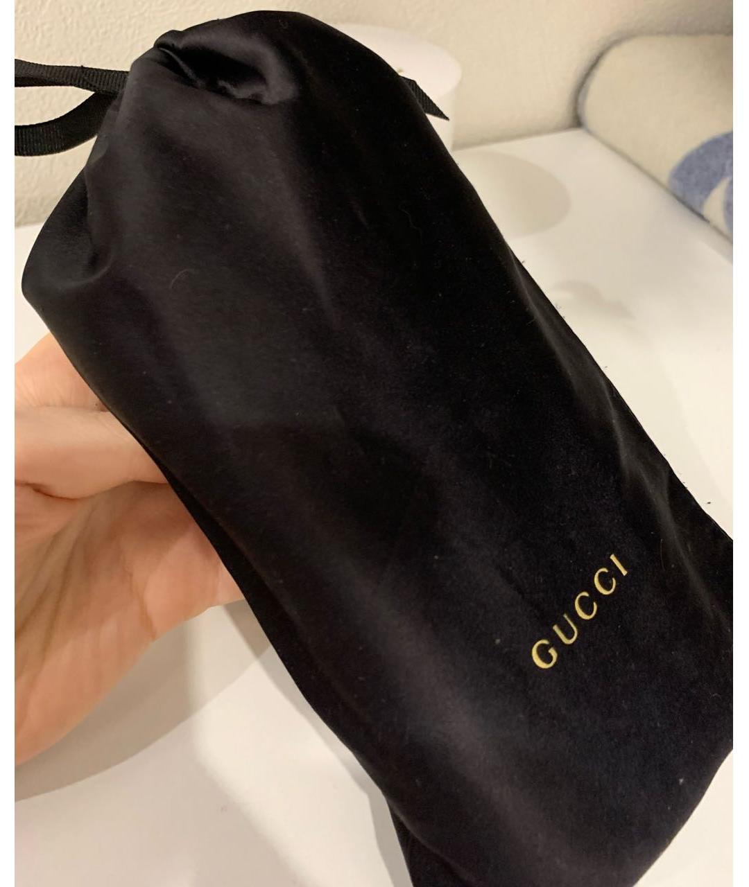 GUCCI Черные пластиковые солнцезащитные очки, фото 4