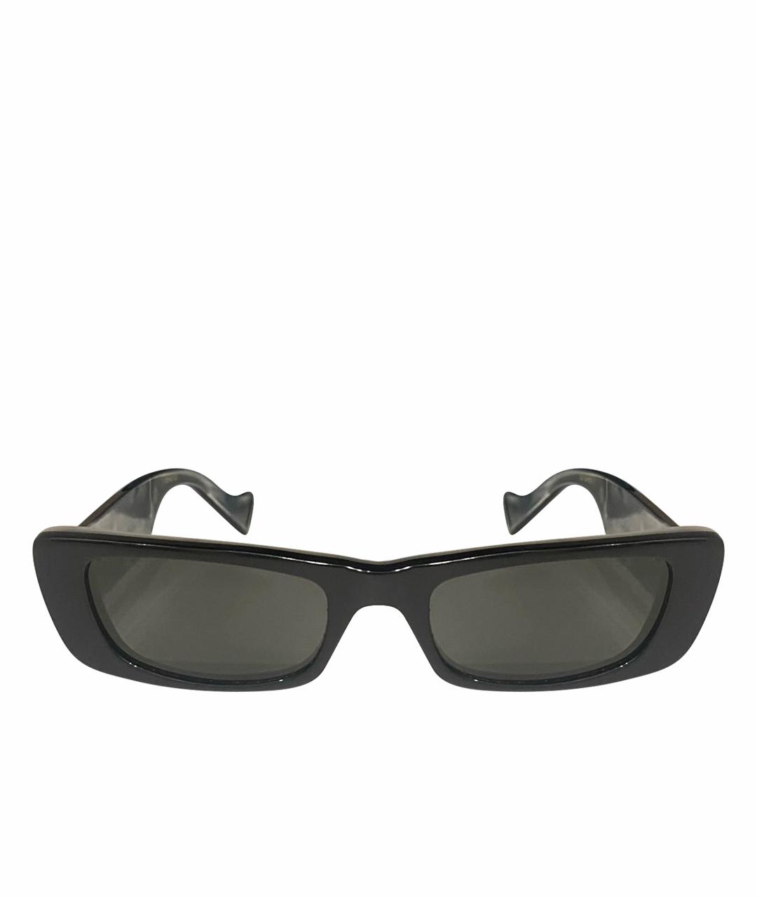 GUCCI Черные пластиковые солнцезащитные очки, фото 1