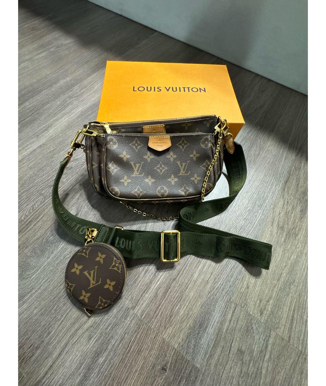 LOUIS VUITTON Коричневая сумка через плечо, фото 9