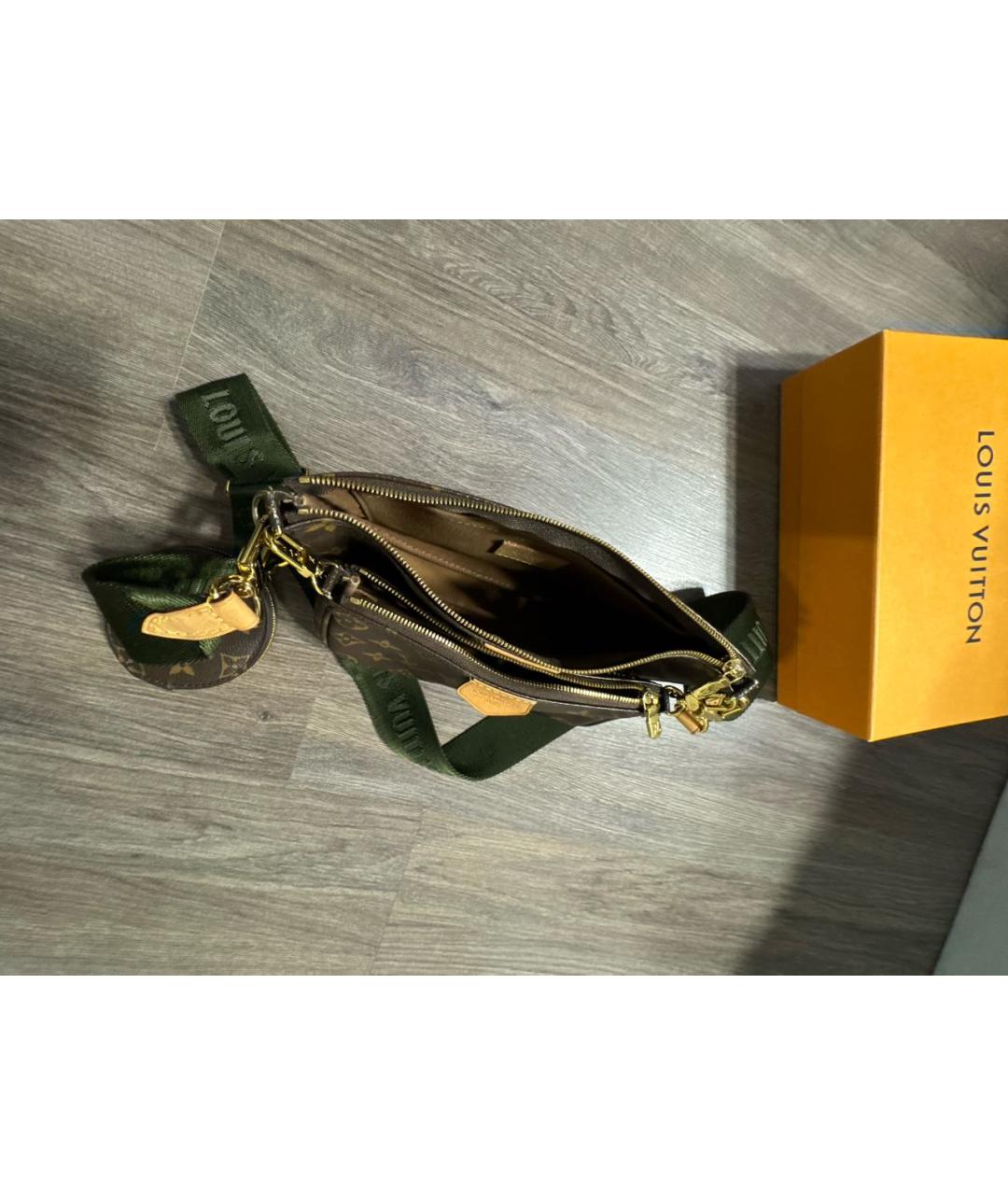 LOUIS VUITTON Коричневая сумка через плечо, фото 4