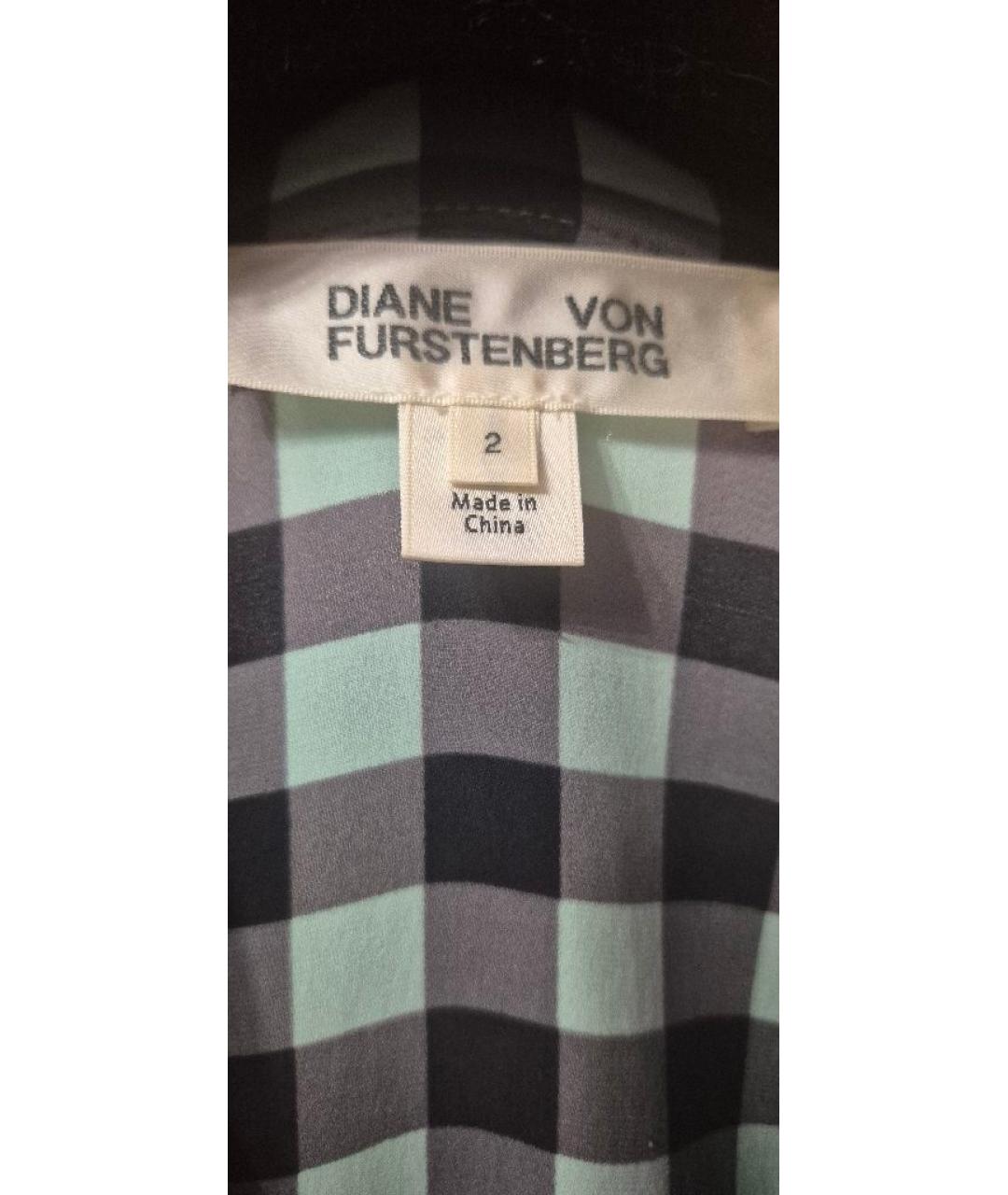 DIANE VON FURSTENBERG Мульти шелковая блузы, фото 4