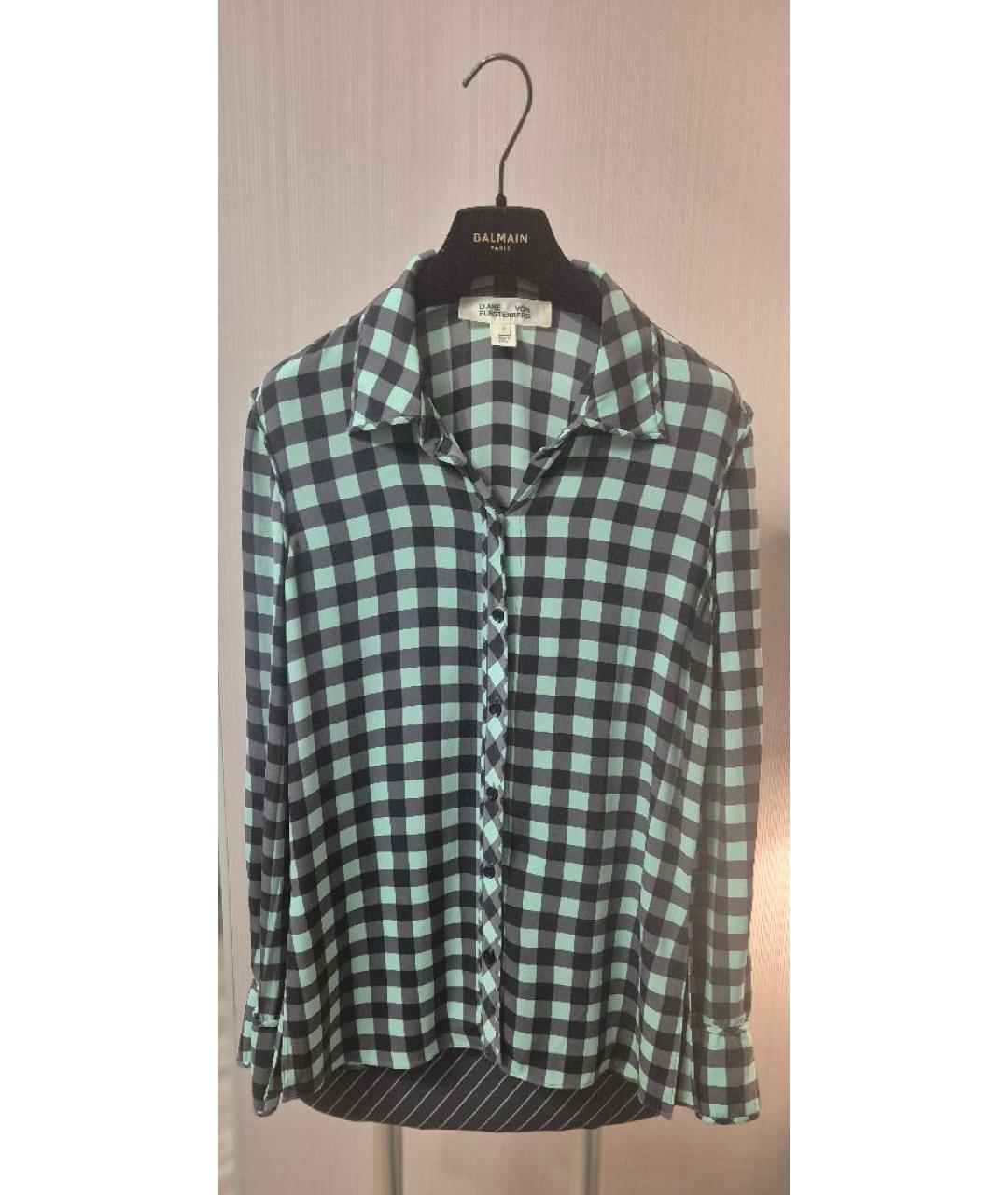 DIANE VON FURSTENBERG Мульти шелковая блузы, фото 5