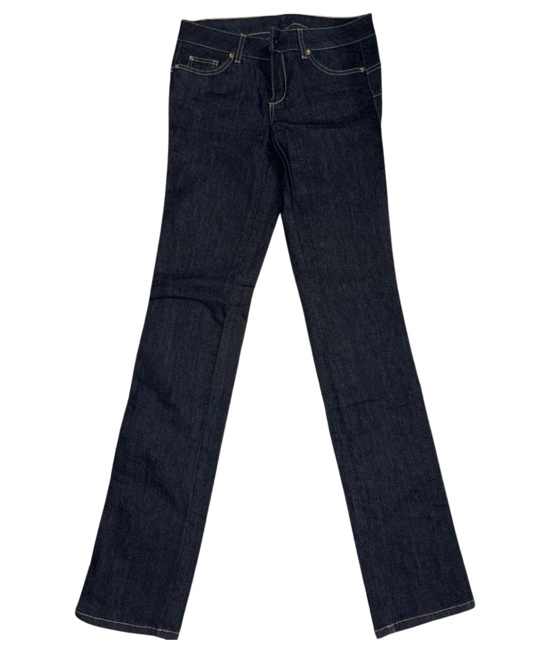 LIU JO Черные хлопко-полиэстеровые прямые джинсы, фото 1