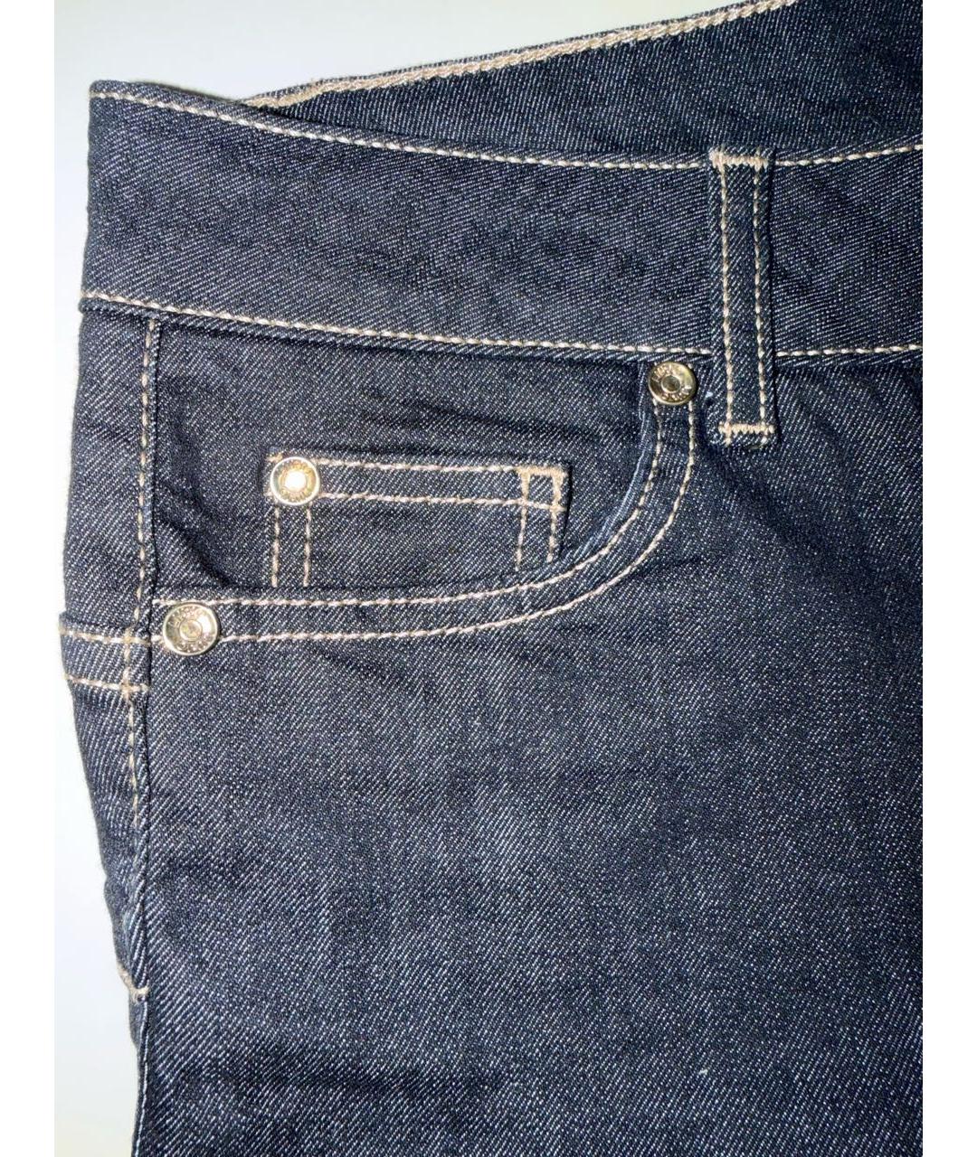 LIU JO Черные хлопко-полиэстеровые прямые джинсы, фото 6