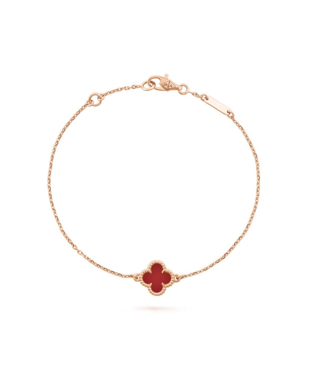 VAN CLEEF & ARPELS Красный браслет из розового золота, фото 6