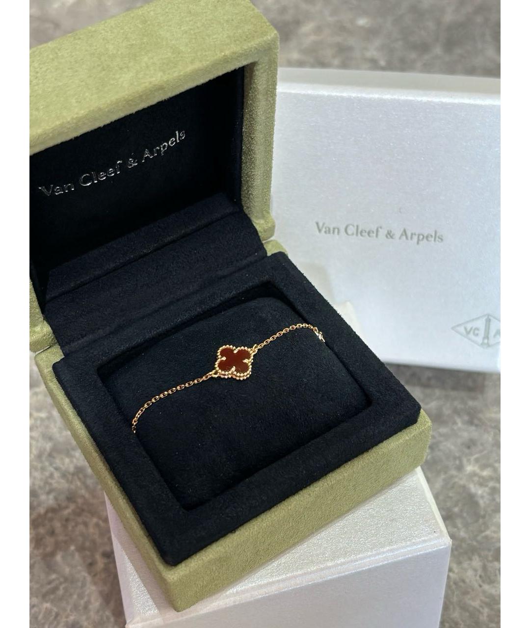 VAN CLEEF & ARPELS Красный браслет из розового золота, фото 2