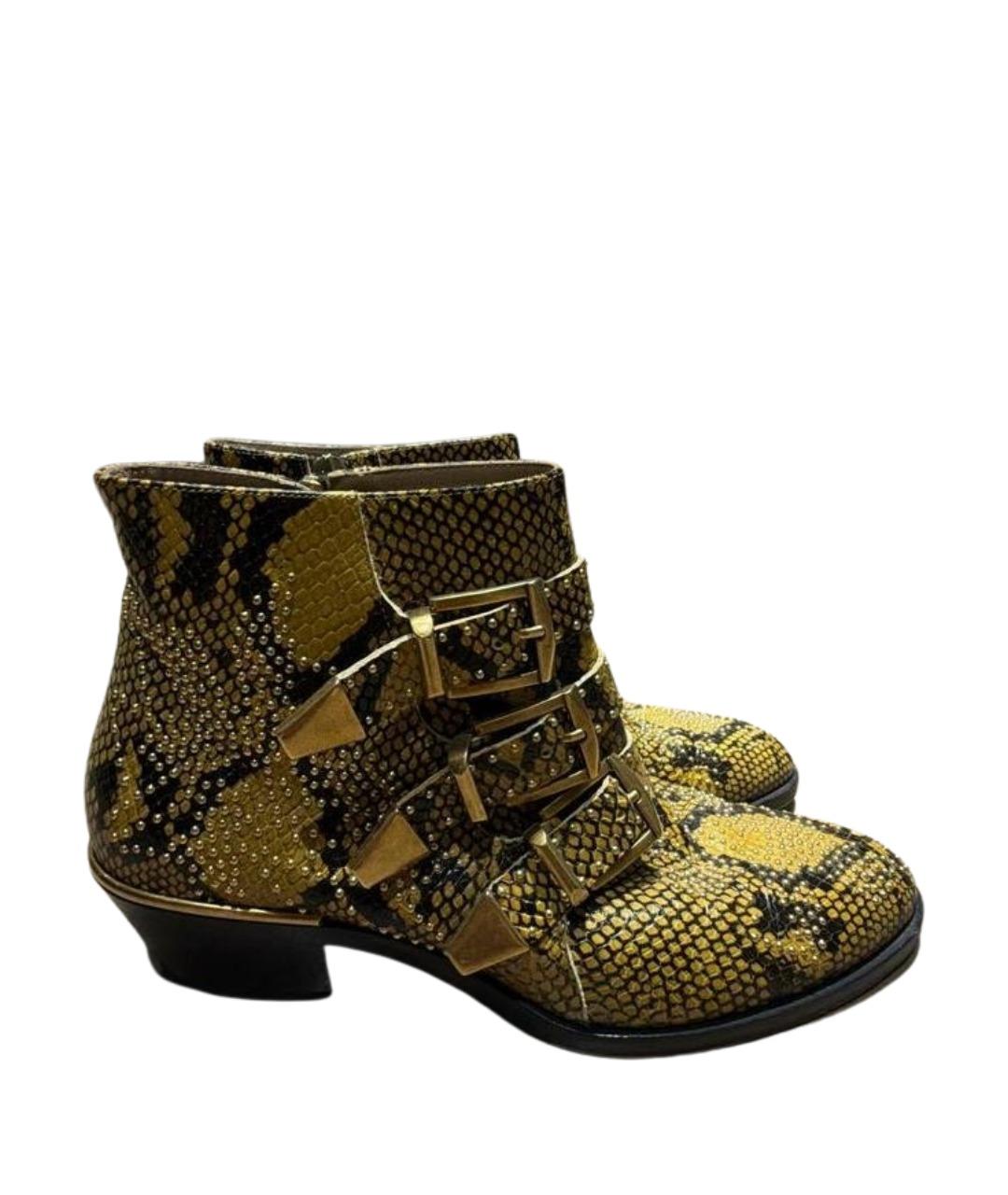 CHLOE Мульти кожаные полусапоги, фото 1