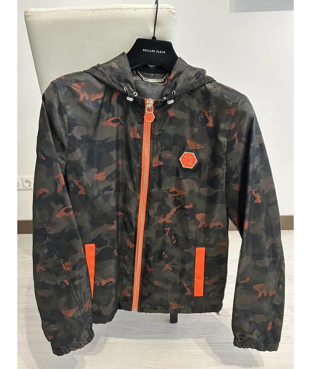 PHILIPP PLEIN Черная полиэстеровая куртка, фото 8