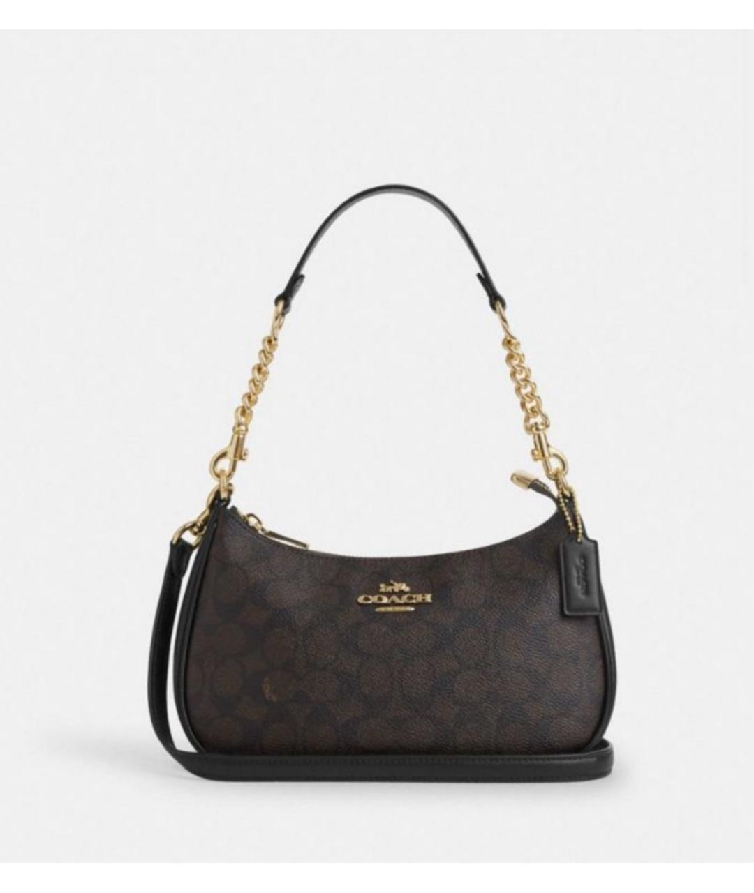 COACH Коричневая сумка через плечо, фото 10