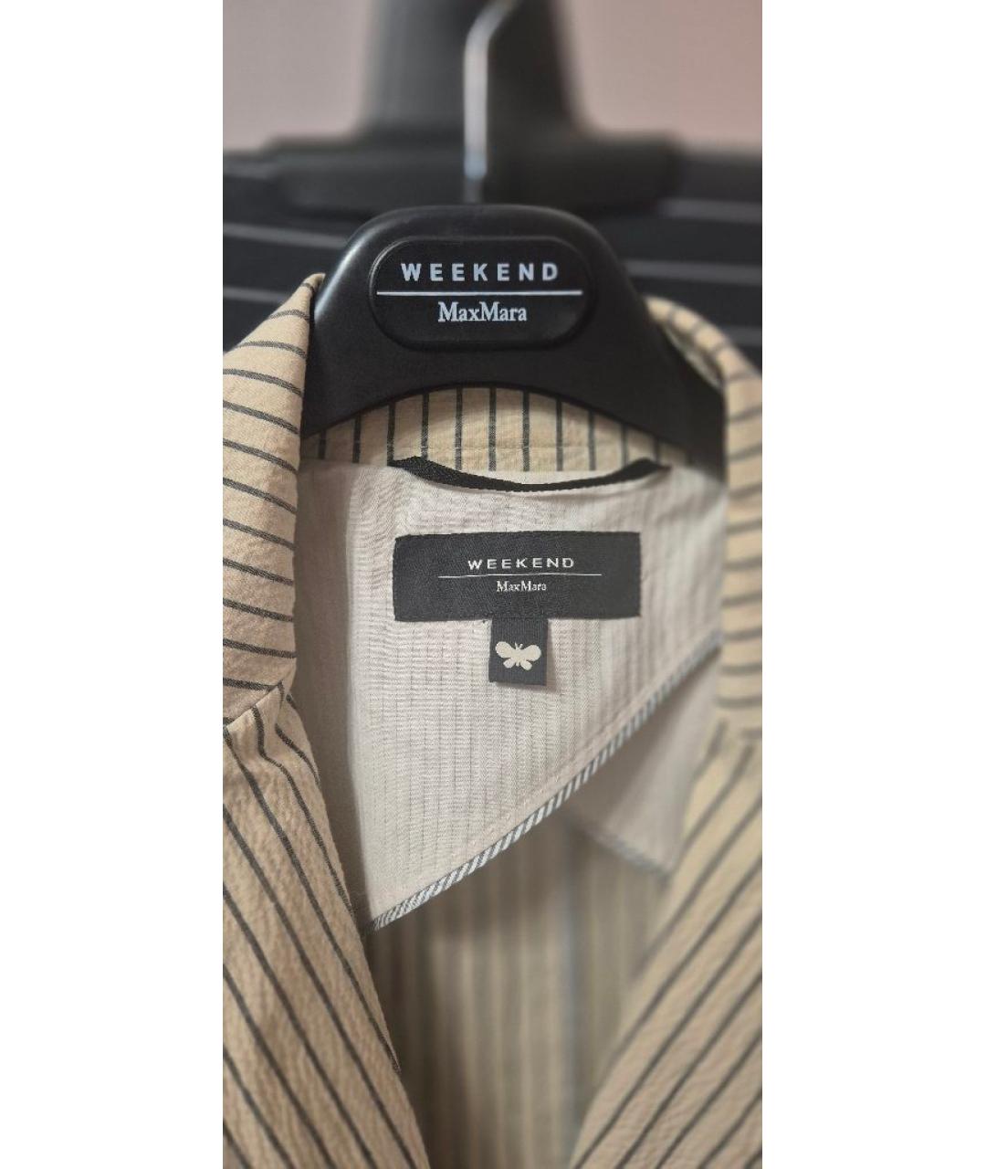 WEEKEND MAX MARA Бежевый жакет/пиджак, фото 3