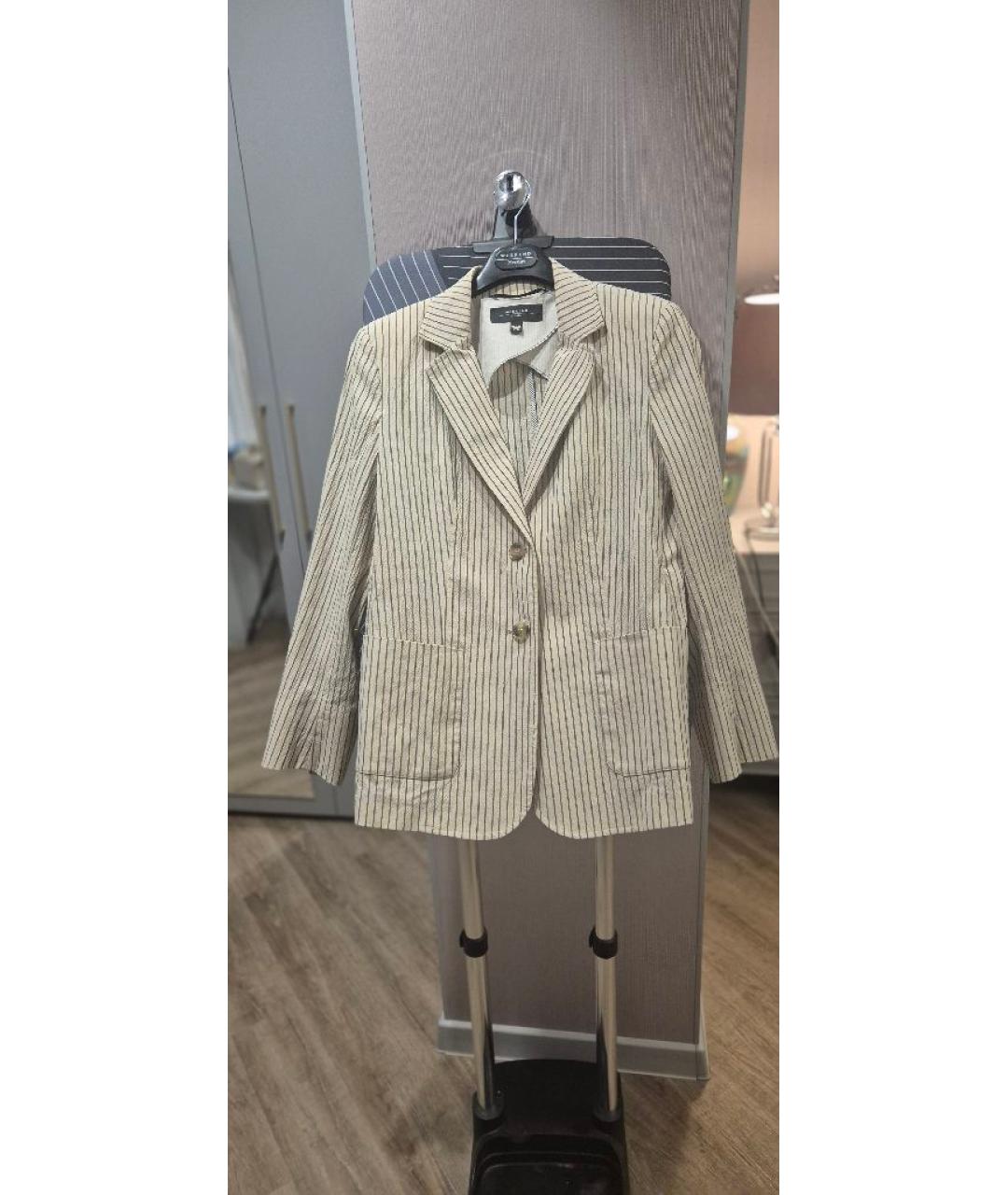 WEEKEND MAX MARA Бежевый жакет/пиджак, фото 5