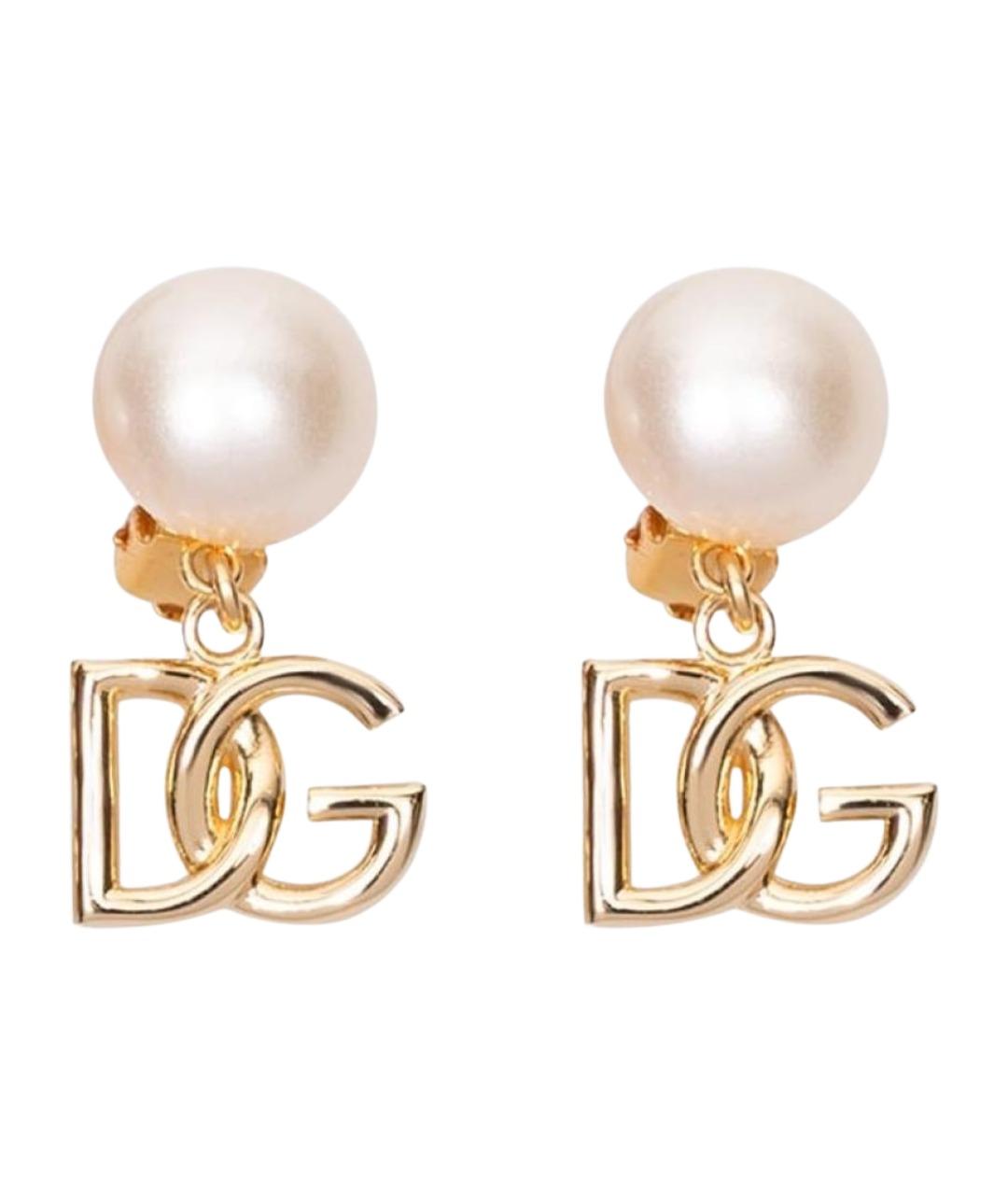 DOLCE&GABBANA Золотые серьги, фото 1