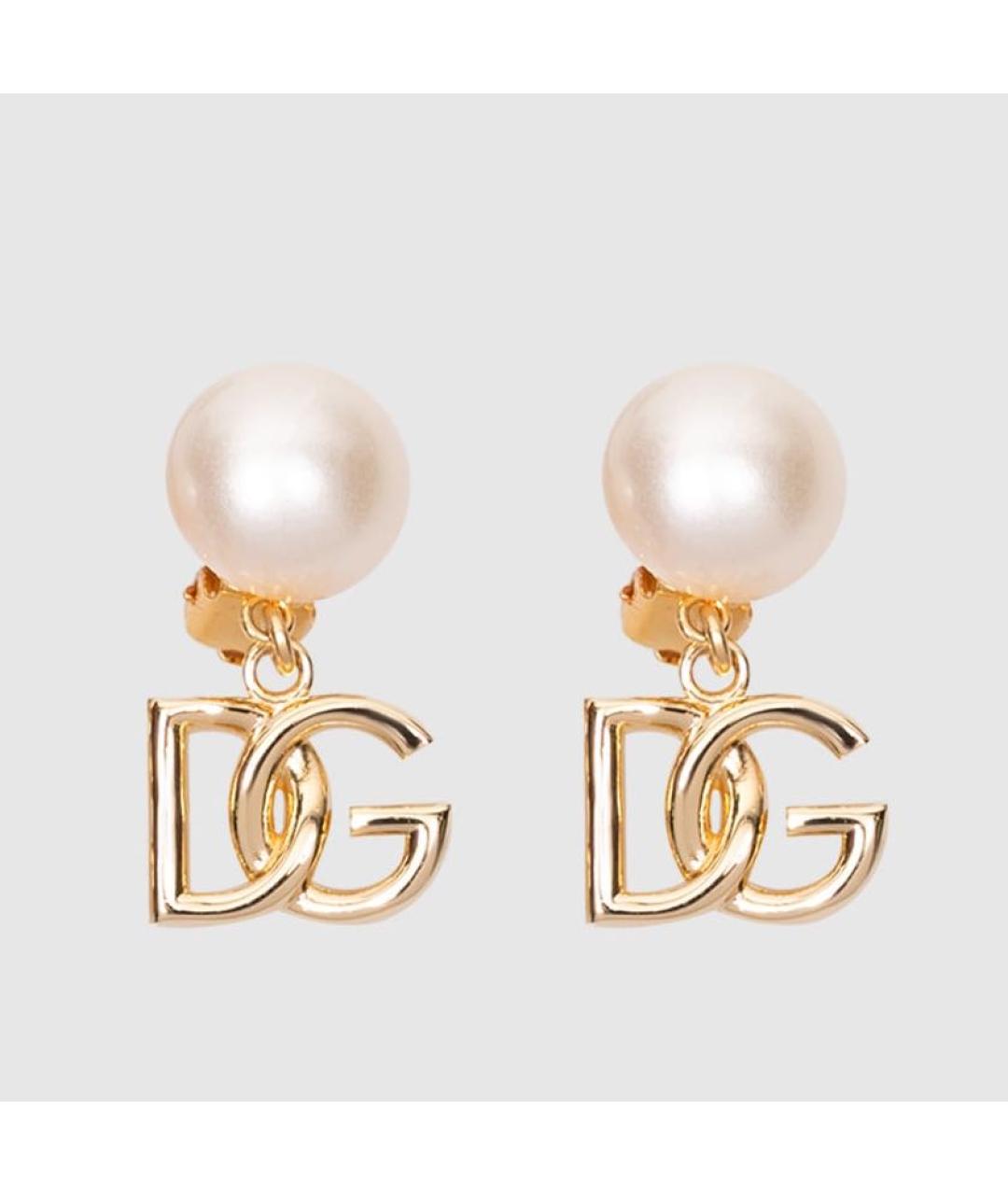 DOLCE&GABBANA Золотые серьги, фото 4