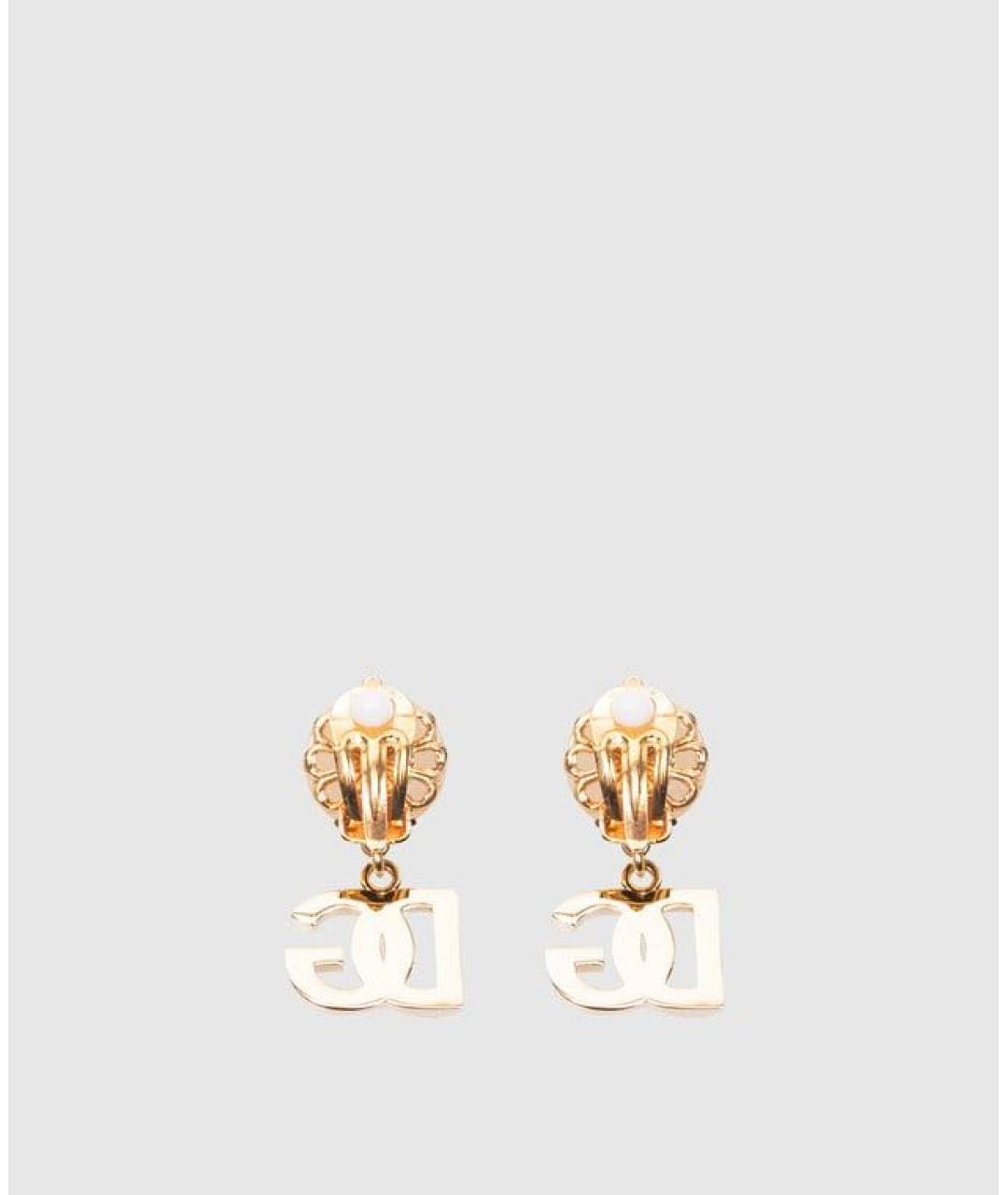 DOLCE&GABBANA Золотые серьги, фото 3