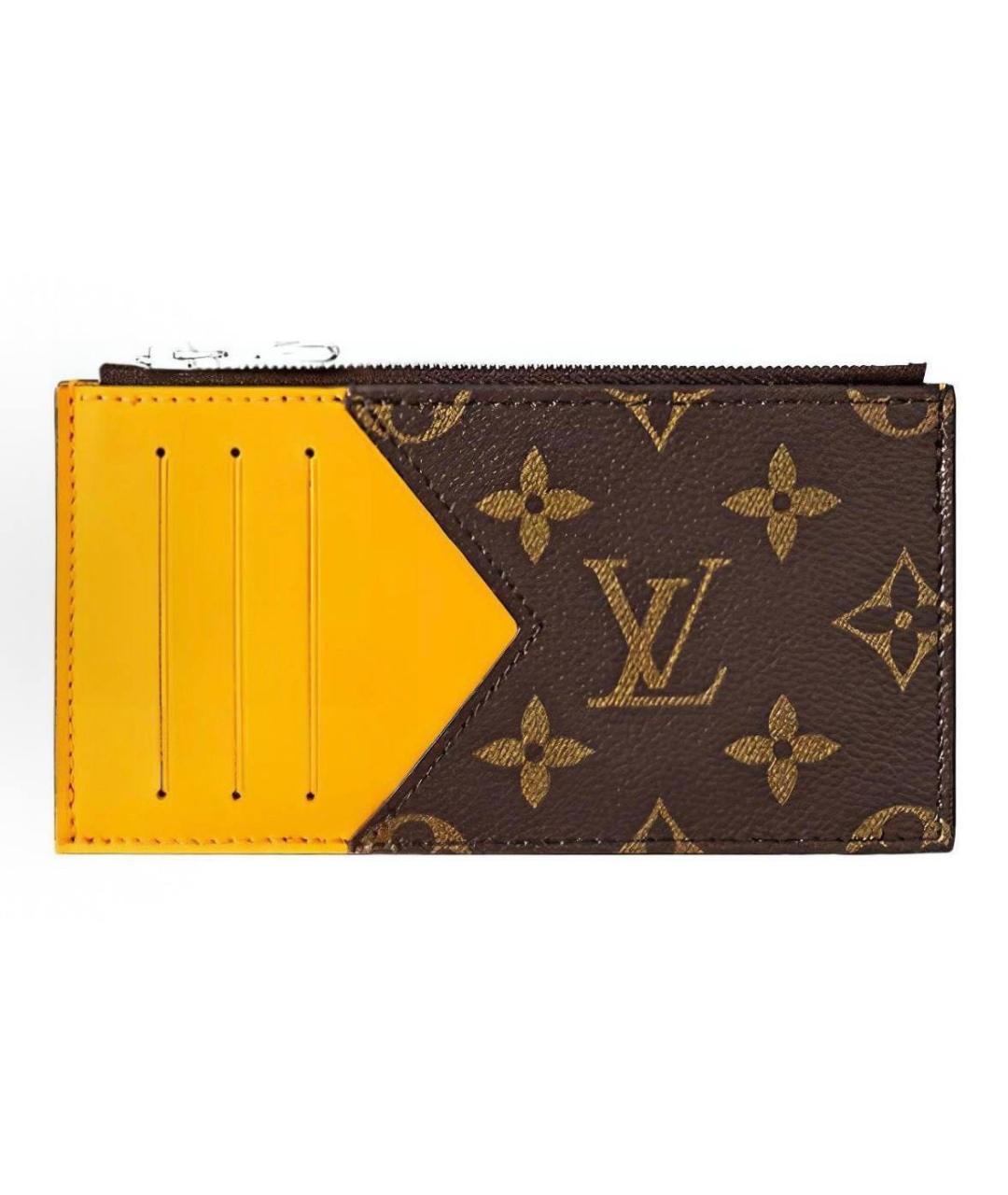 LOUIS VUITTON Желтый кошелек, фото 3