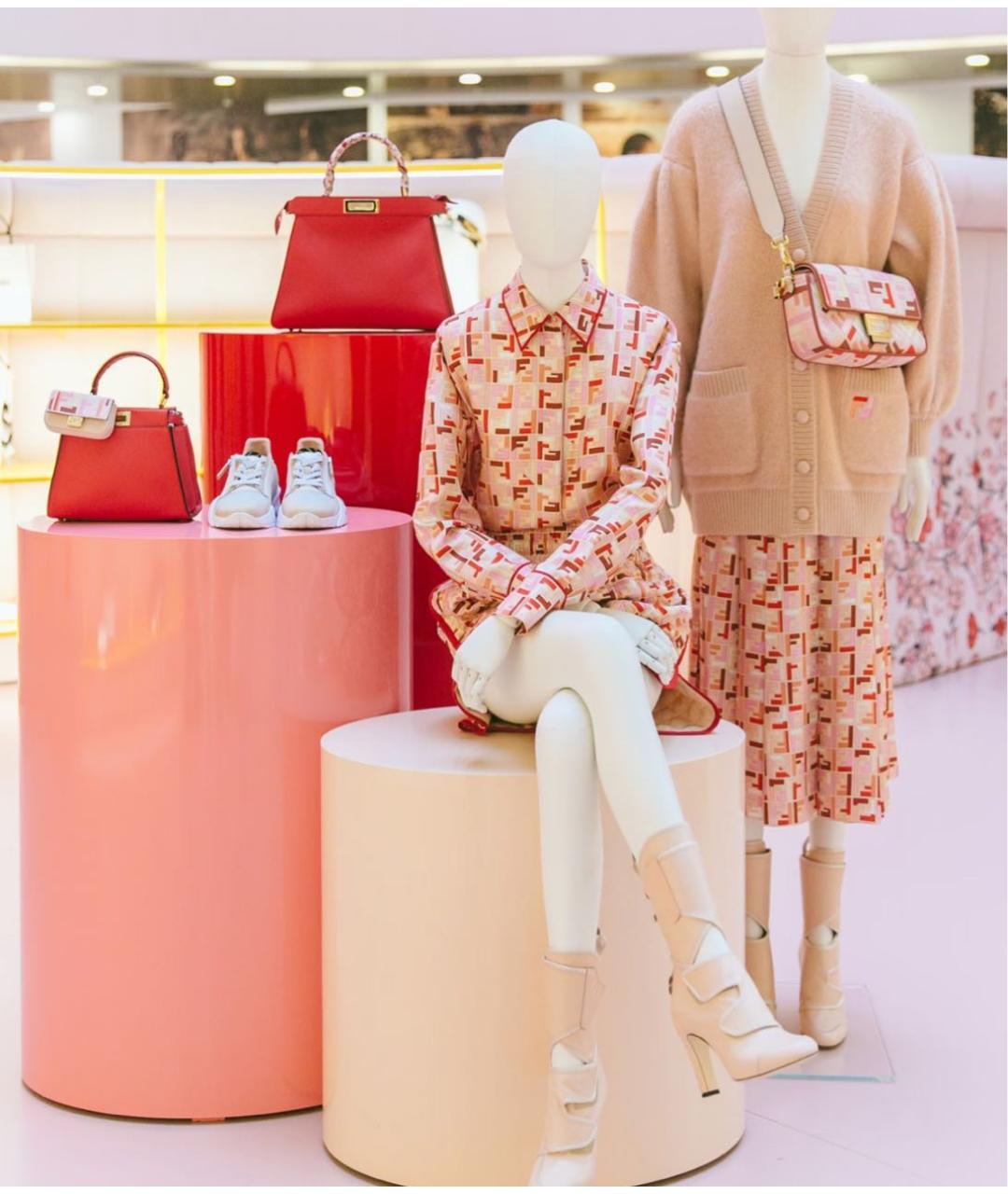 FENDI Розовая сумка через плечо, фото 7