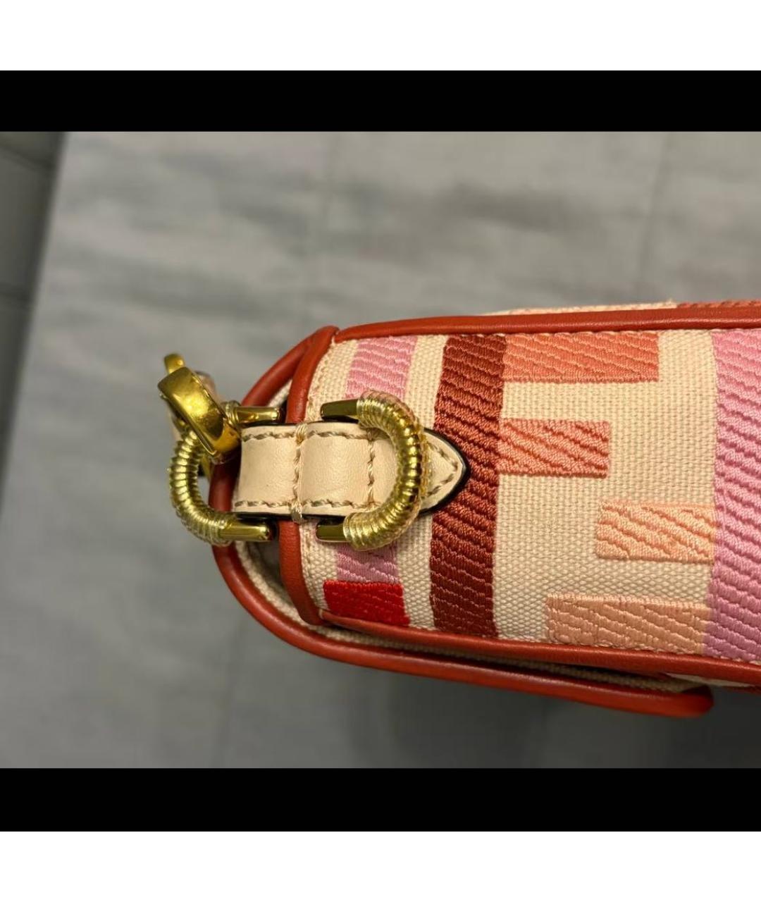FENDI Розовая сумка через плечо, фото 6