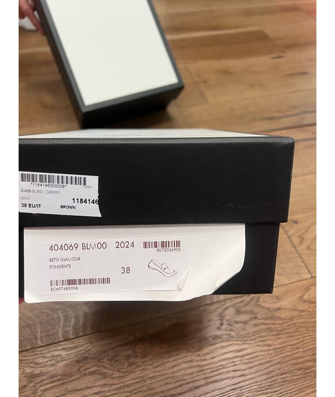 GUCCI Коричневые кожаные лоферы, фото 7