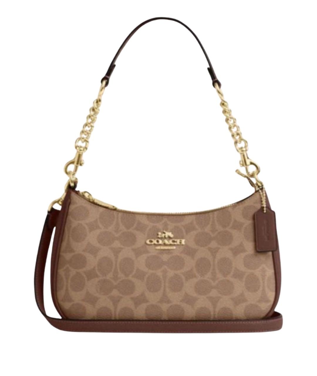 COACH Коричневая сумка через плечо, фото 1