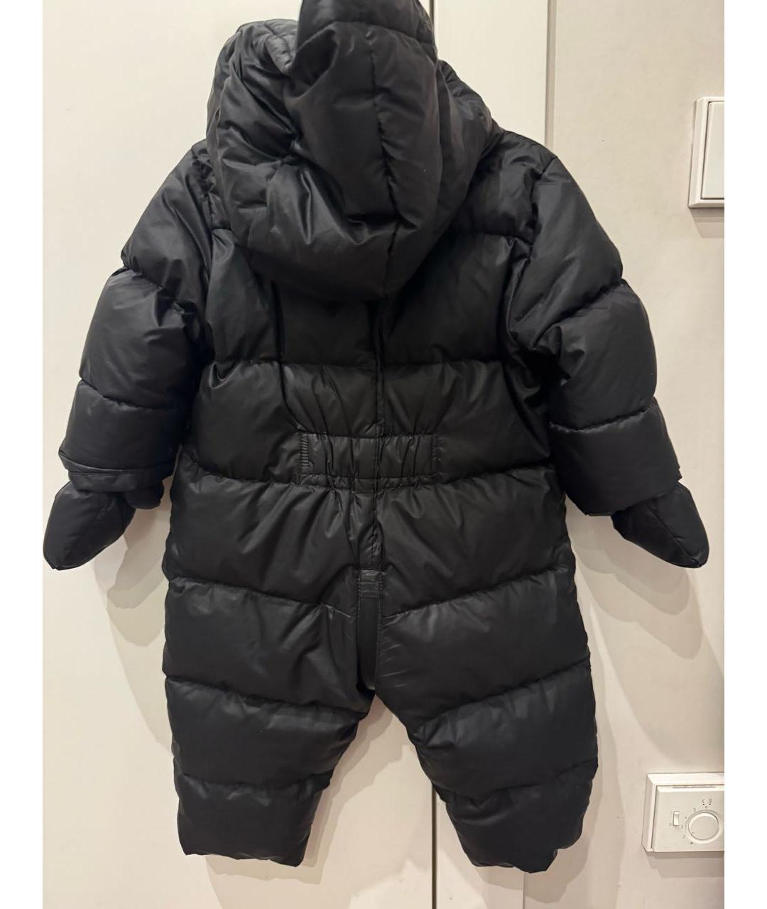 BURBERRY KIDS Черный полиэстеровый комбинезон, фото 2