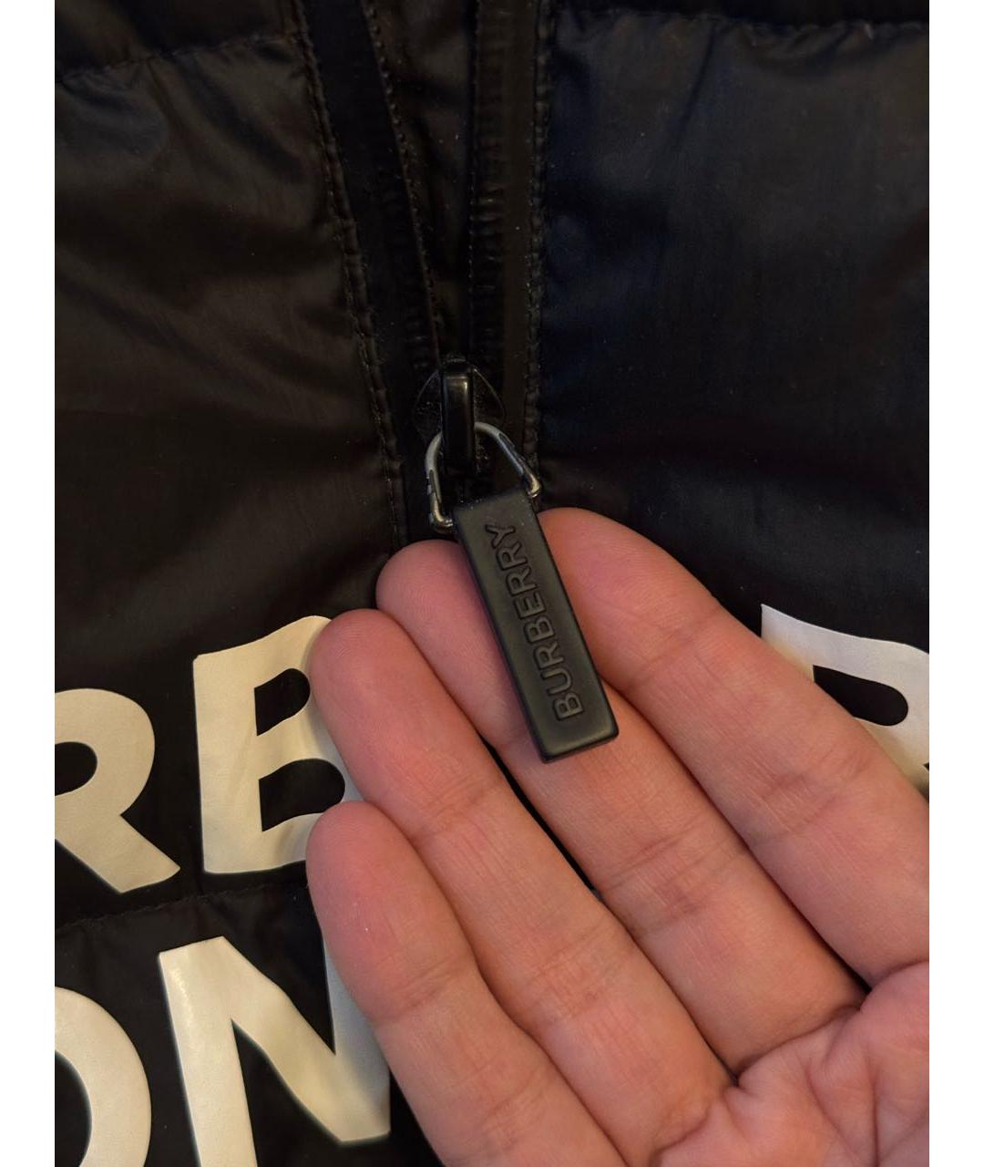 BURBERRY KIDS Черный полиэстеровый комбинезон, фото 3