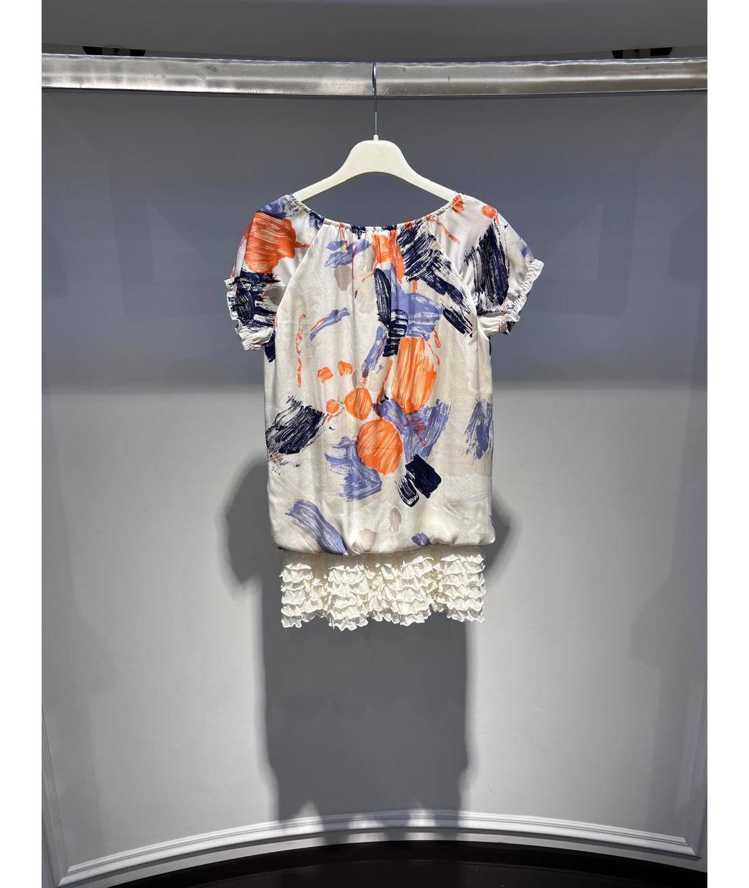 LIU JO KIDS Белый шелковый детская футболка / топ, фото 3