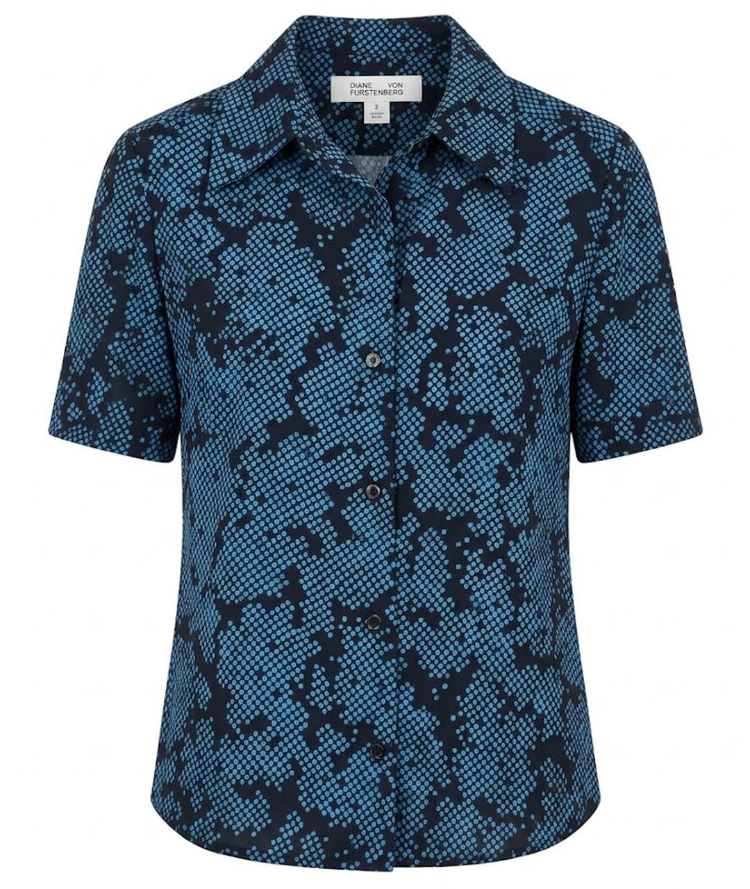 DIANE VON FURSTENBERG Мульти шелковая блузы, фото 1