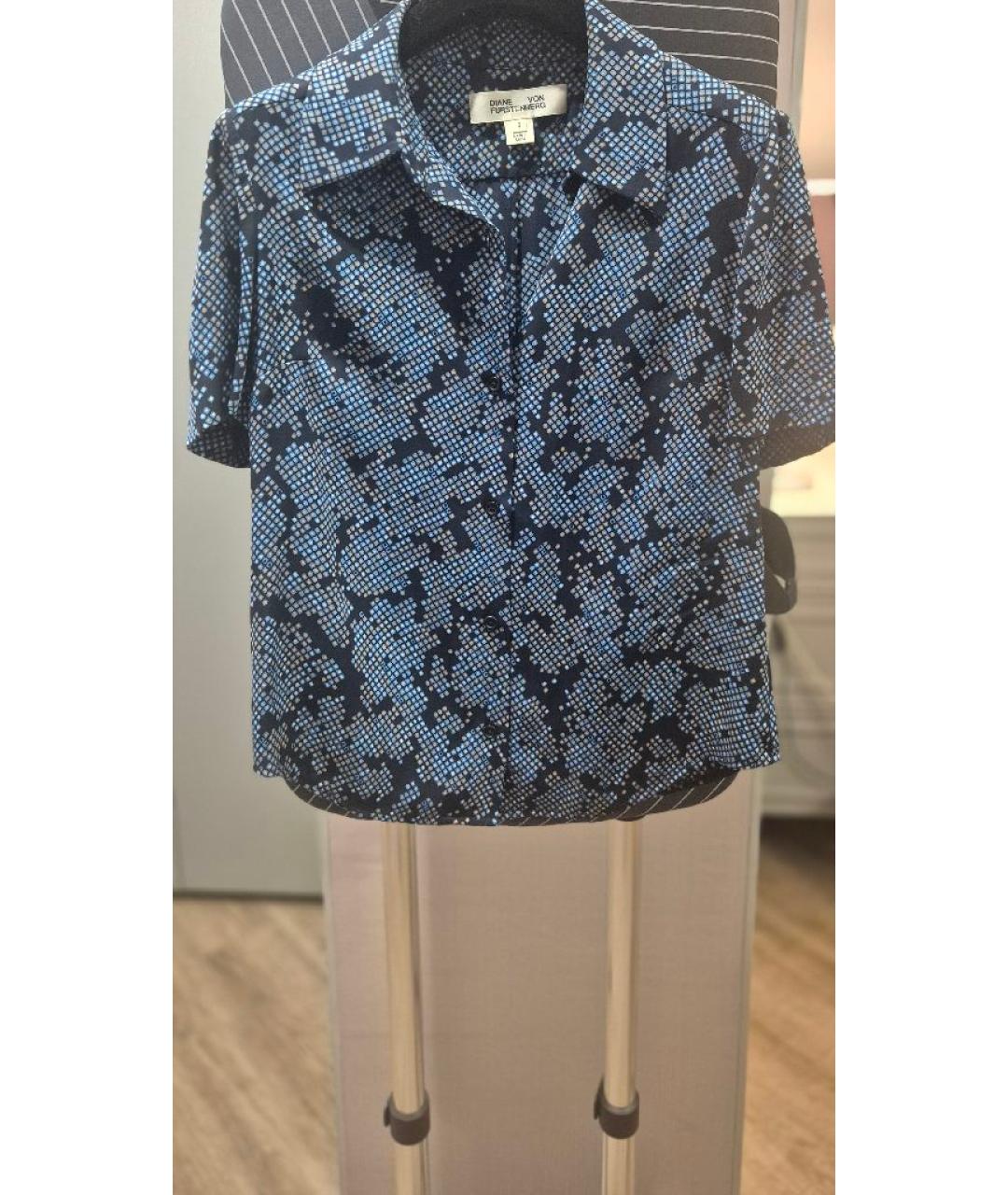 DIANE VON FURSTENBERG Мульти шелковая блузы, фото 6