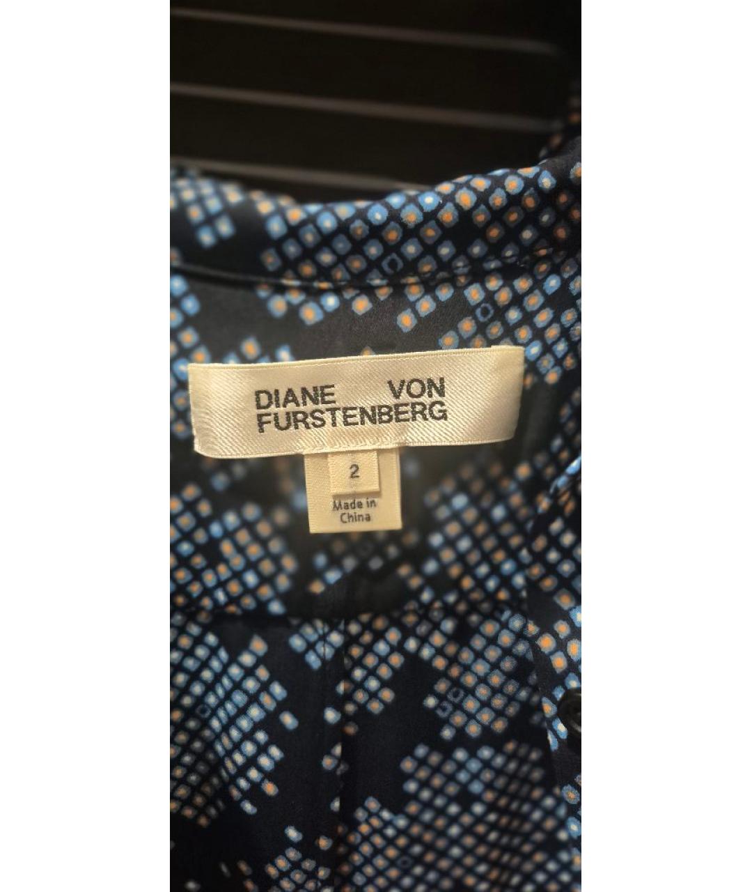 DIANE VON FURSTENBERG Мульти шелковая блузы, фото 3