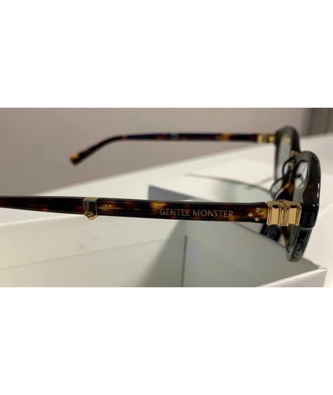 GENTLE MONSTER Коричневые солнцезащитные очки, фото 4