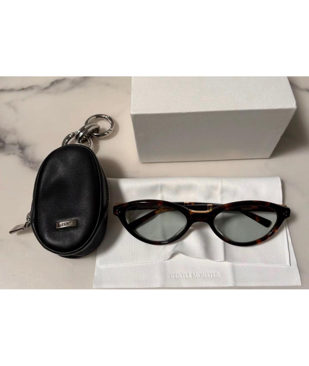 GENTLE MONSTER Коричневые солнцезащитные очки, фото 3