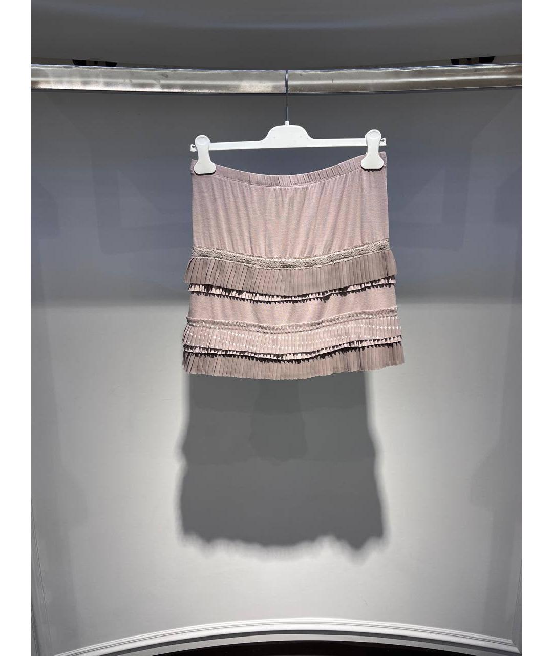 LIU JO KIDS Розовая вискозная юбка, фото 3