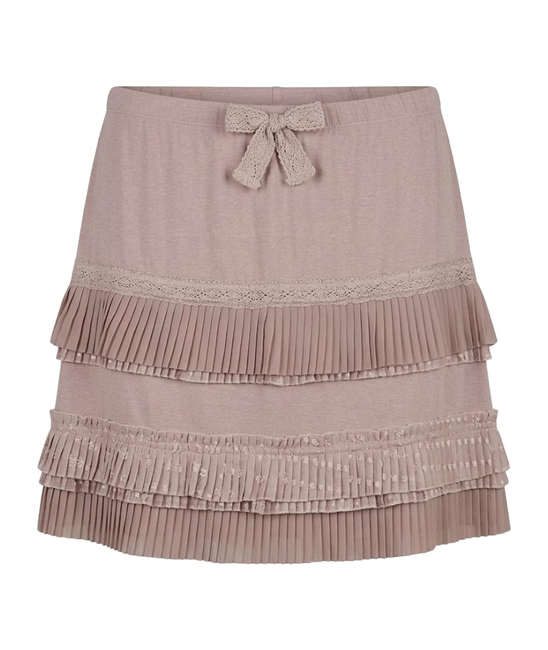 LIU JO KIDS Розовая вискозная юбка, фото 1